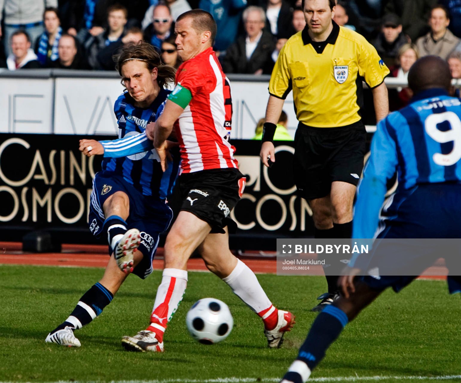Sebastian Rajalakso, Djurgården, skjuter in 1-1