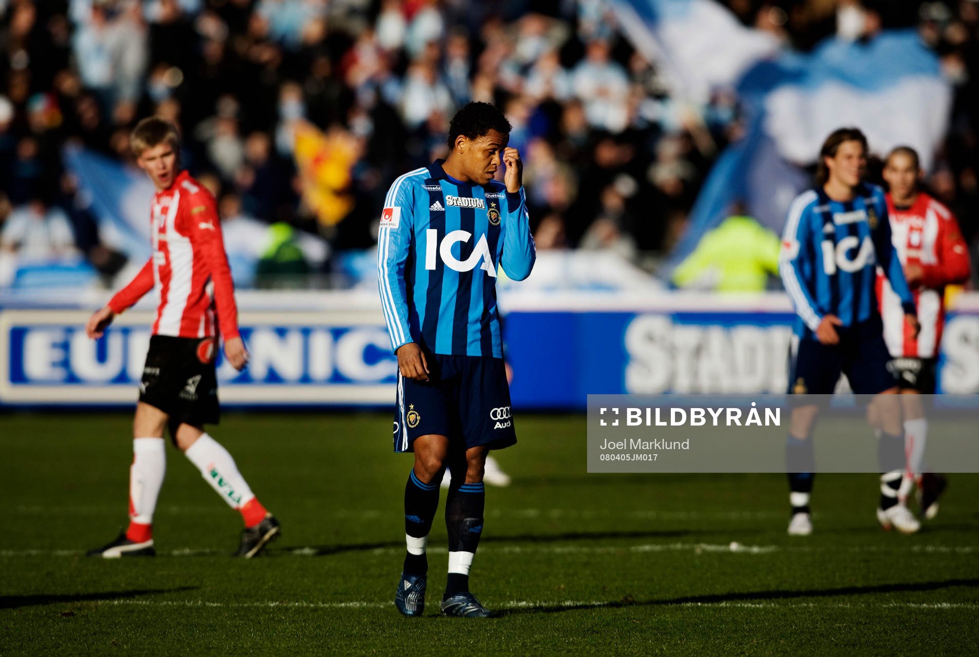 Thiago Quirino Da Silva, Djurgården, har något i ögat