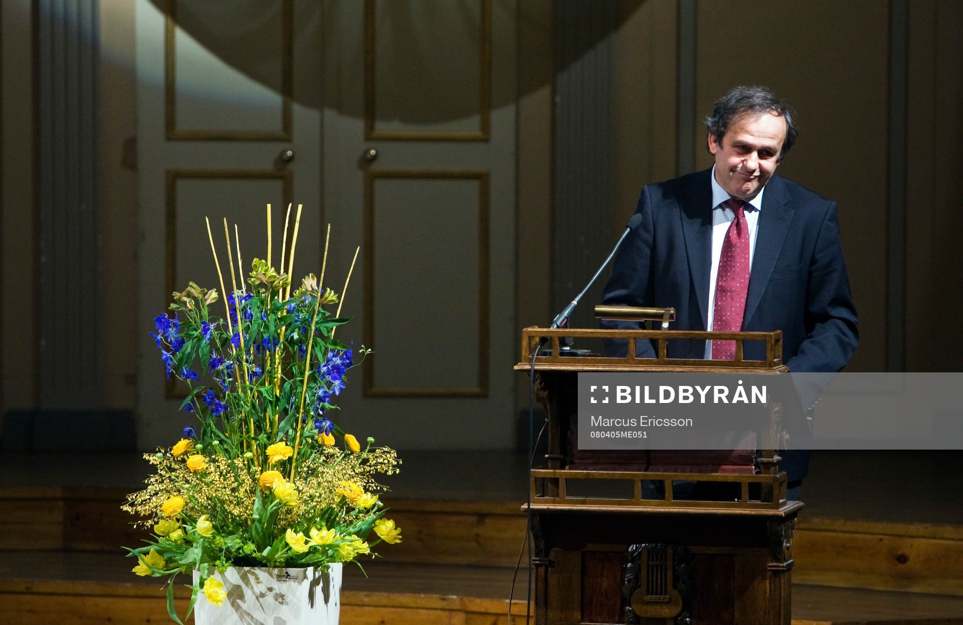 Årsmöte, Michel Platini, UEFA president