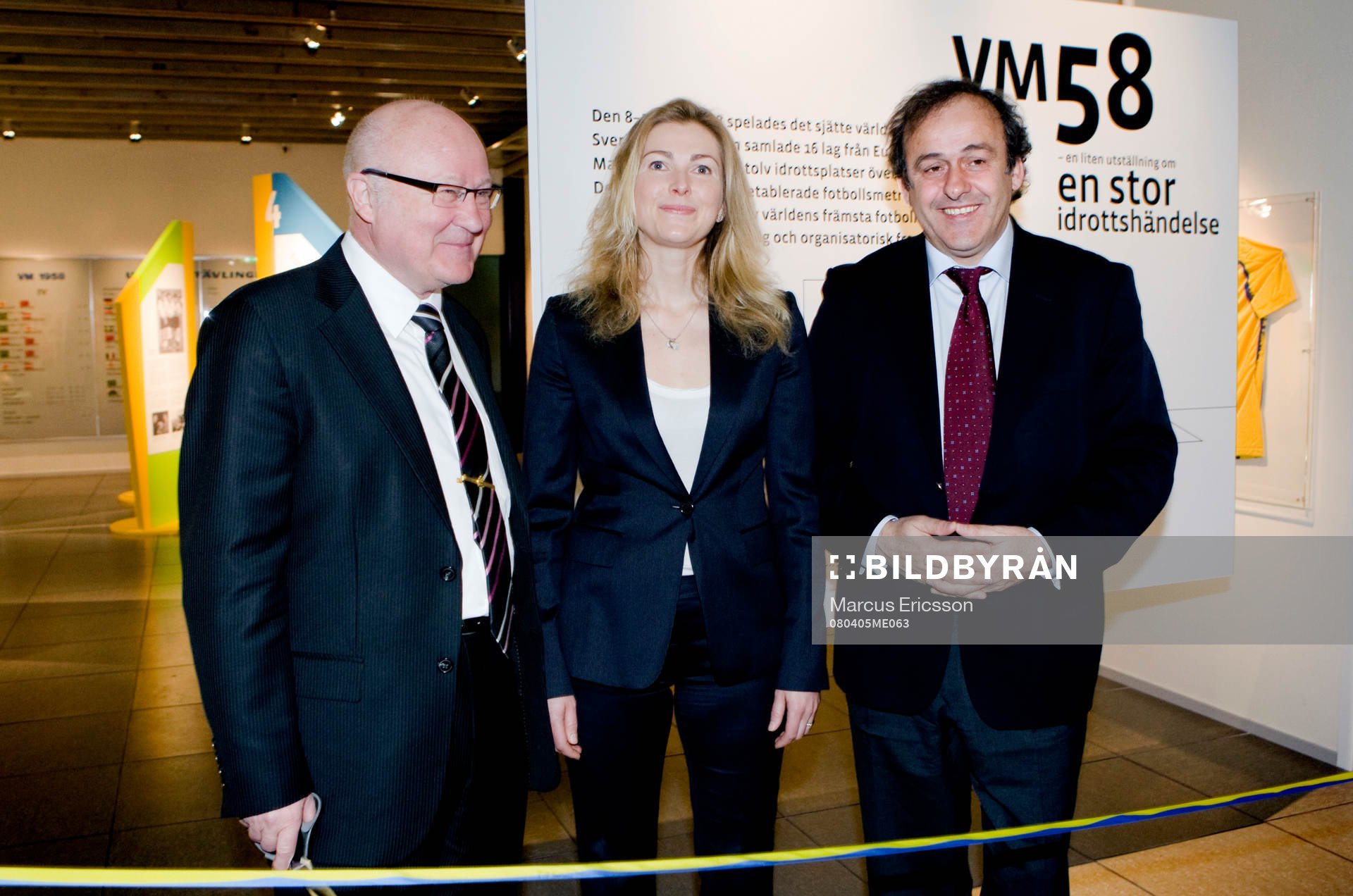 Fotboll, Riksidrottsmuseet; Invigning av utställningen VM