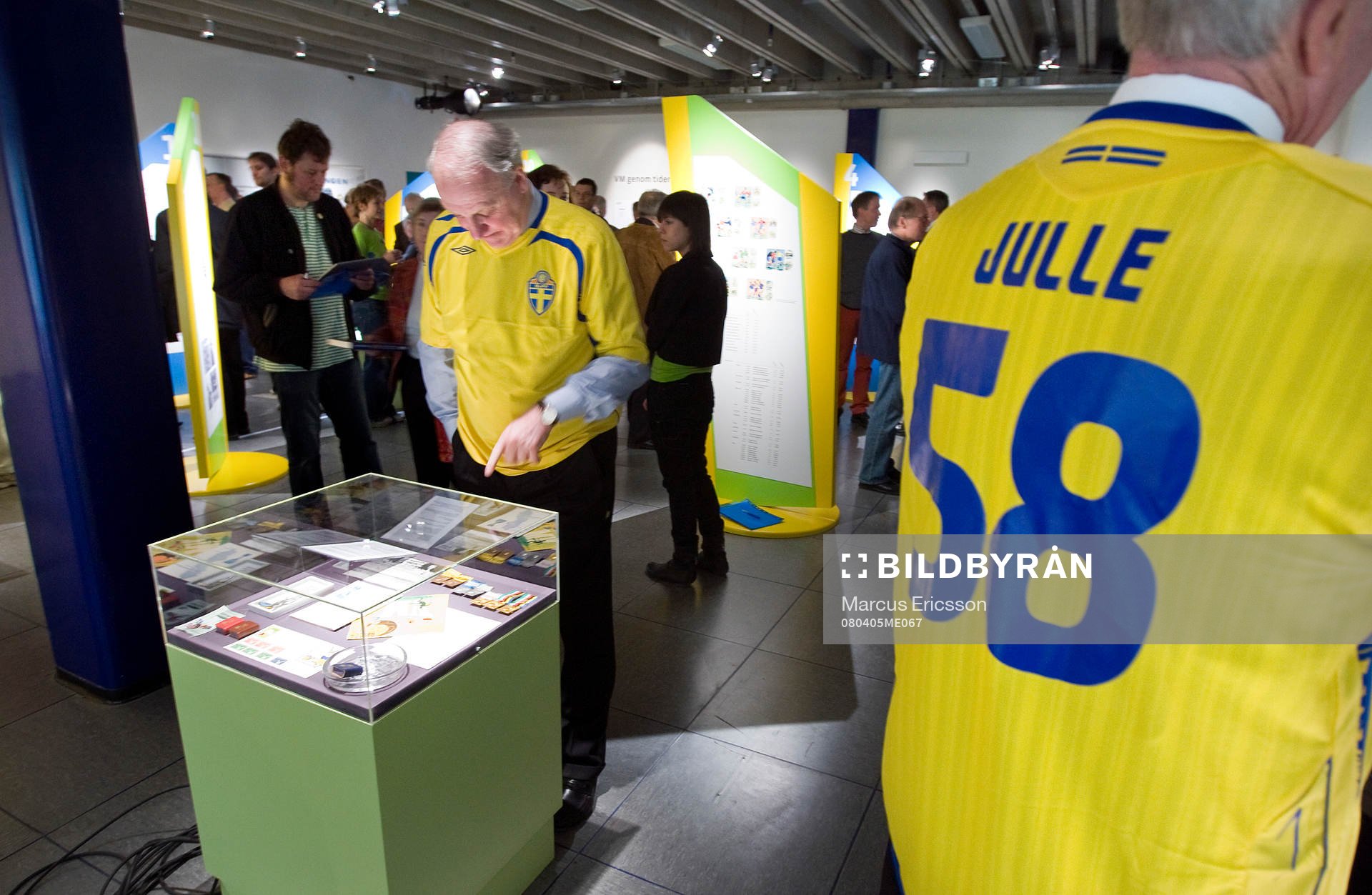 Fotboll, Riksidrottsmuseet; Invigning av utställningen VM