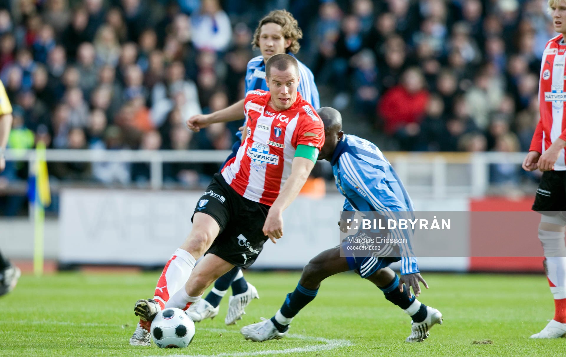 Daniel Andersson, Malmö,  vänder upp