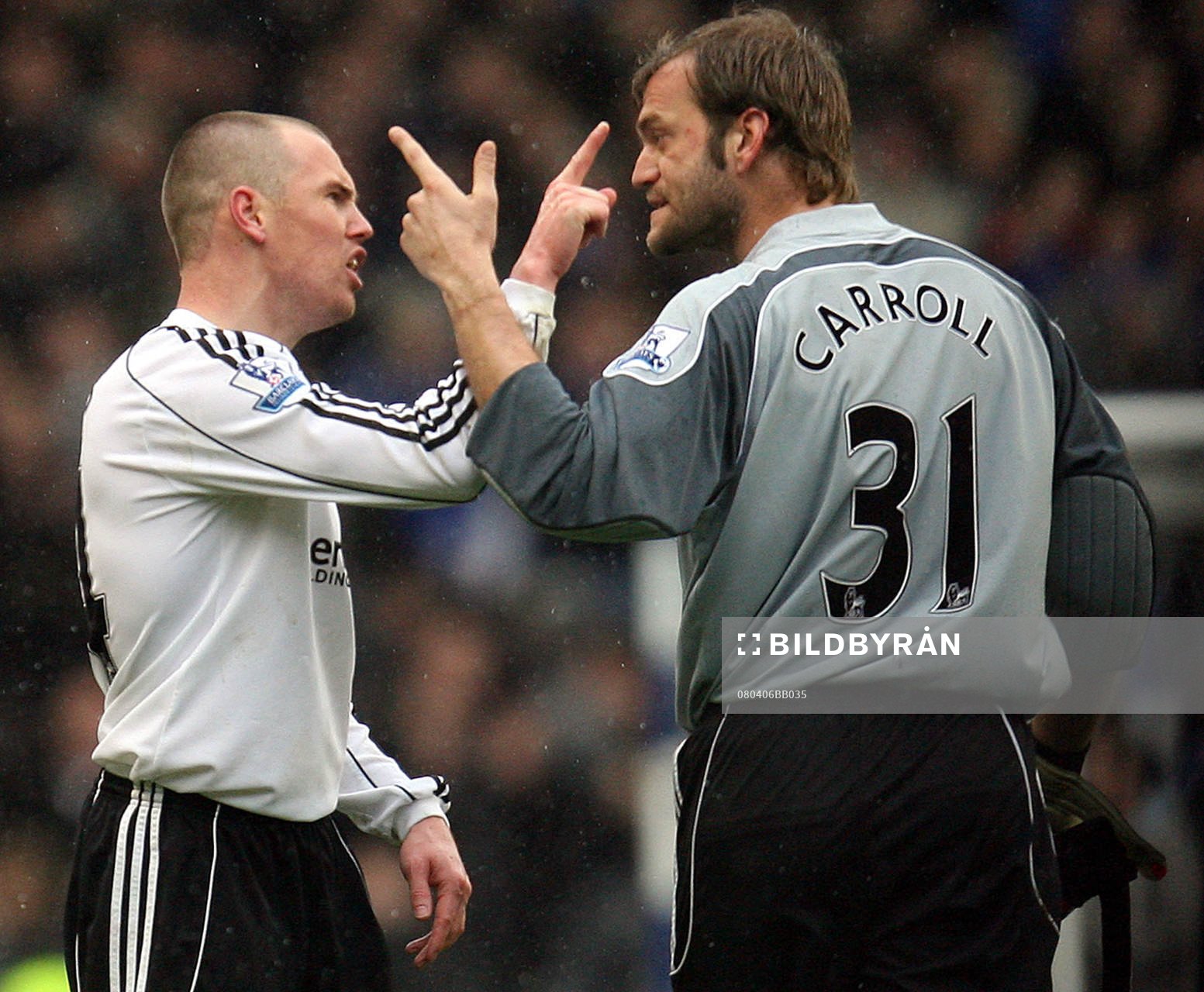 Kenny Miller och Roy Carroll