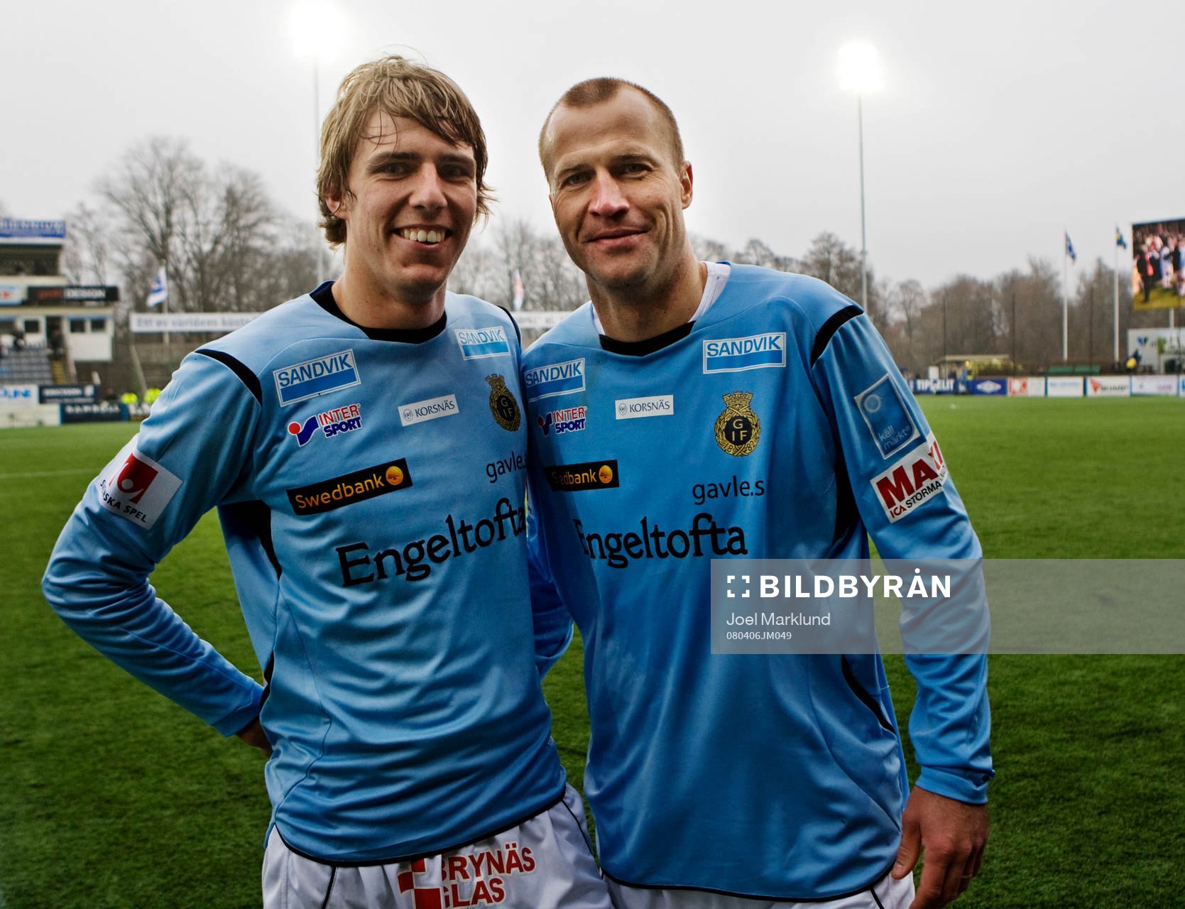 Gefles anfallspar Johan Oremo och Hans Berggren