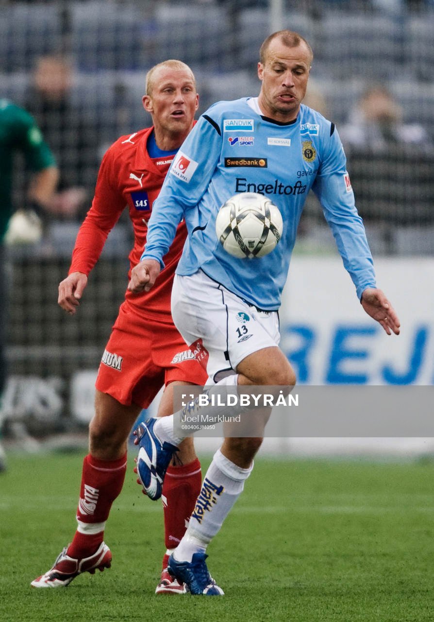 Hans Berggren, Gefle, med bollen