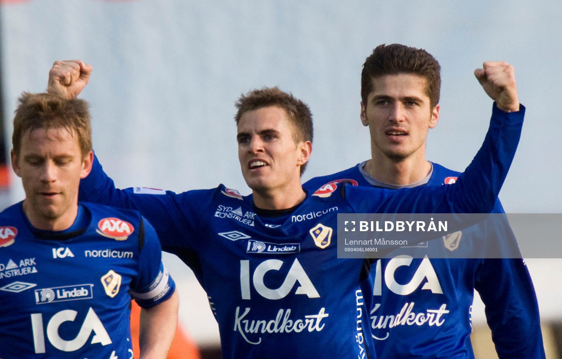 1-1, Martin Fribrock som jublar