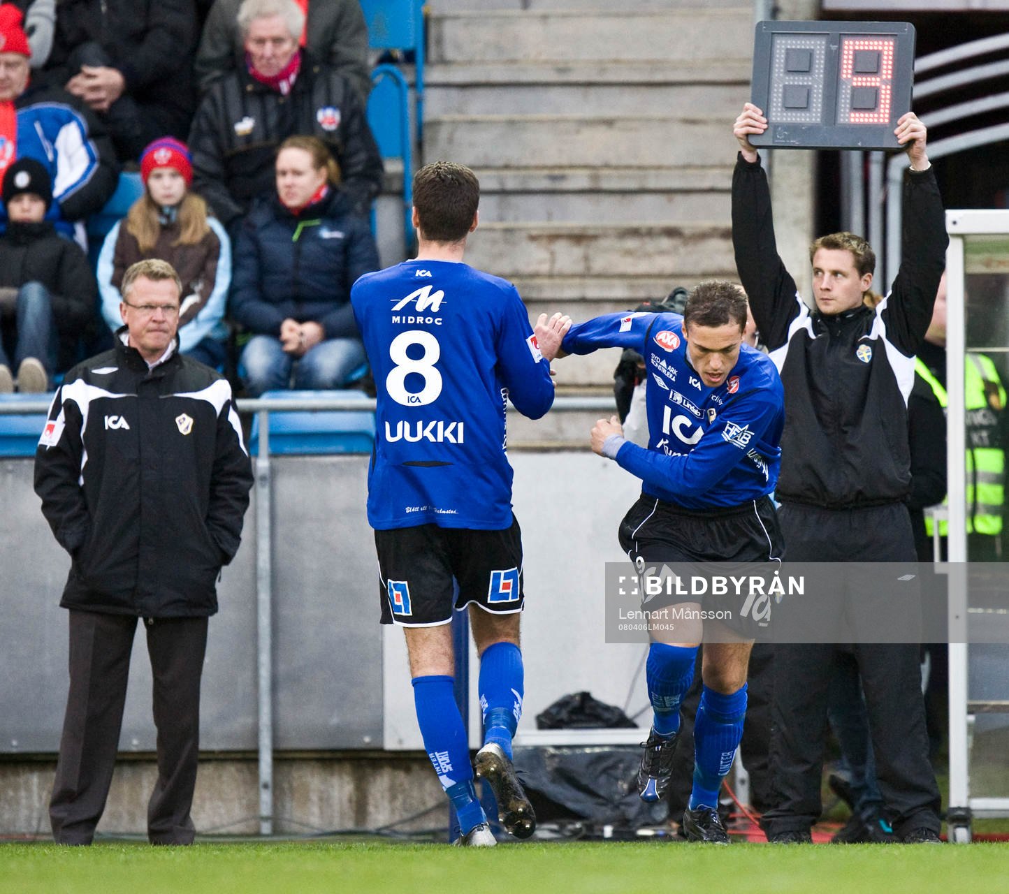 Emir Kujovic, Halmstad. Byte