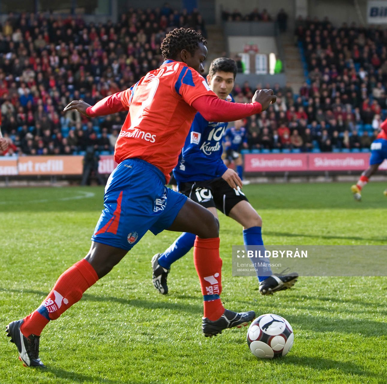 Isaac Chansa, Helsingborg och Anel Raskaj, Halmstad