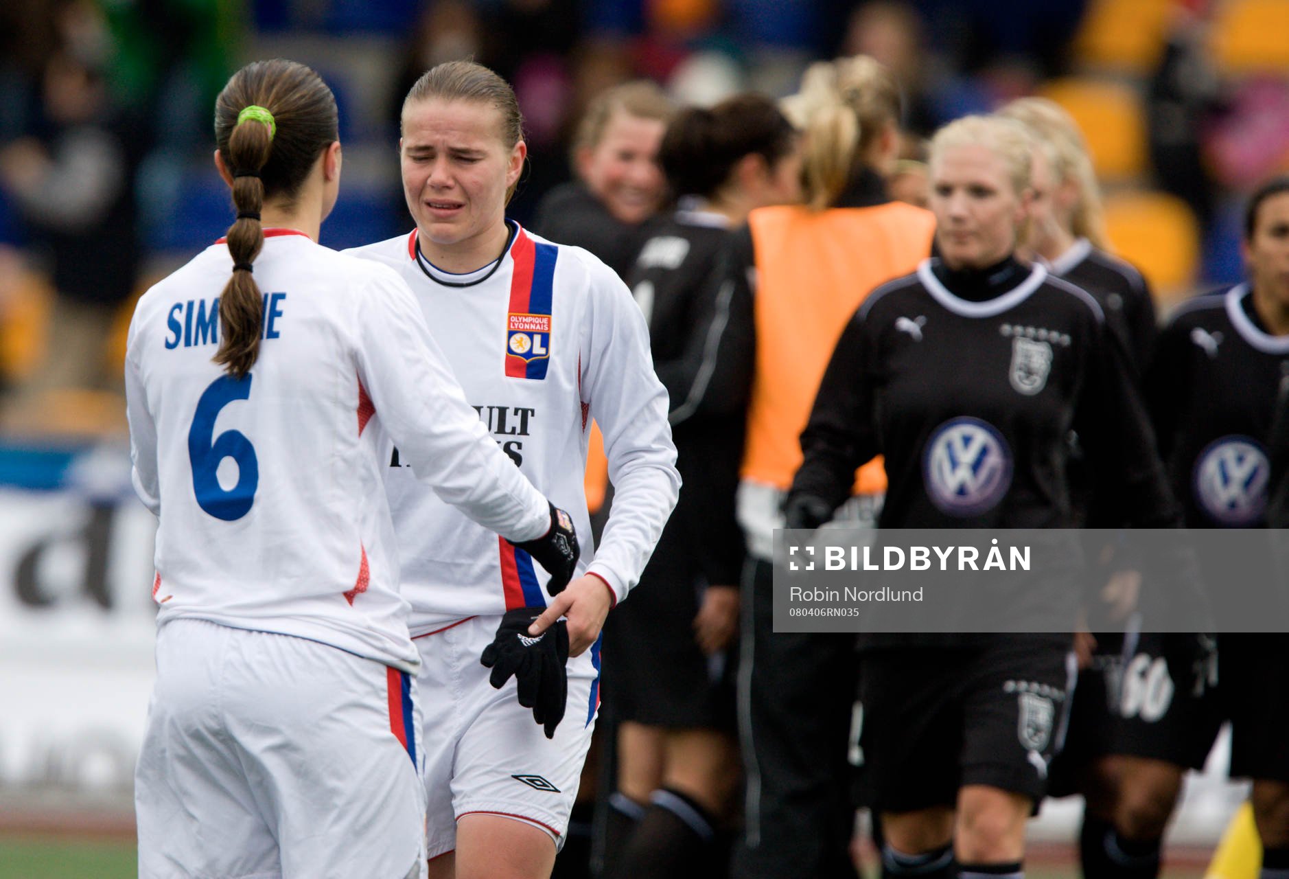 Sandrine Dusang och Simone Gomes Jatoba, Lyon (depp)