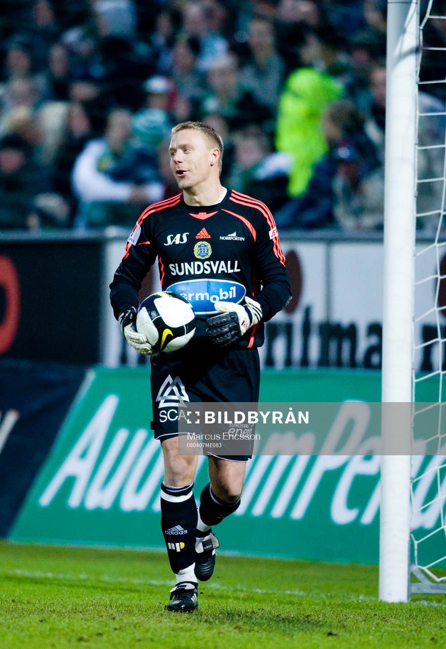 Fredrik Sundfors, målvakt, Sundsvall