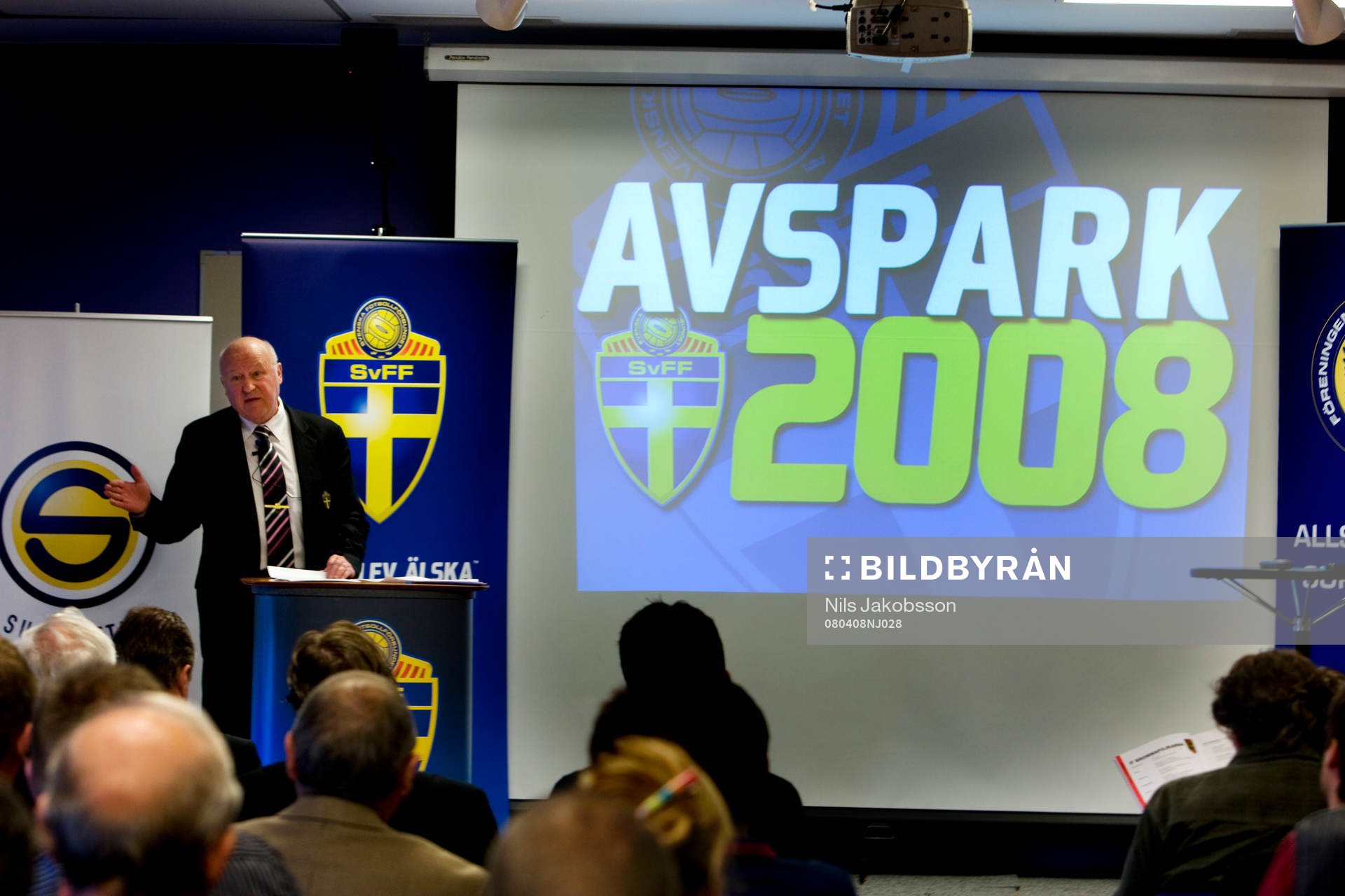 Lars-Åke Lagrell, ordförande Svenska Fotbollförbundet,