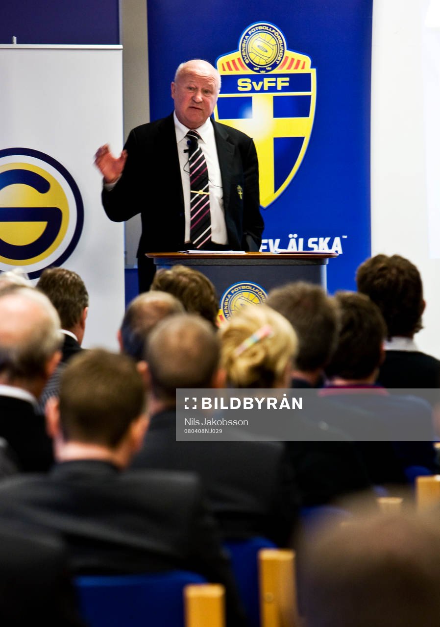 Lars-Åke Lagrell, ordförande Svenska Fotbollförbundet,