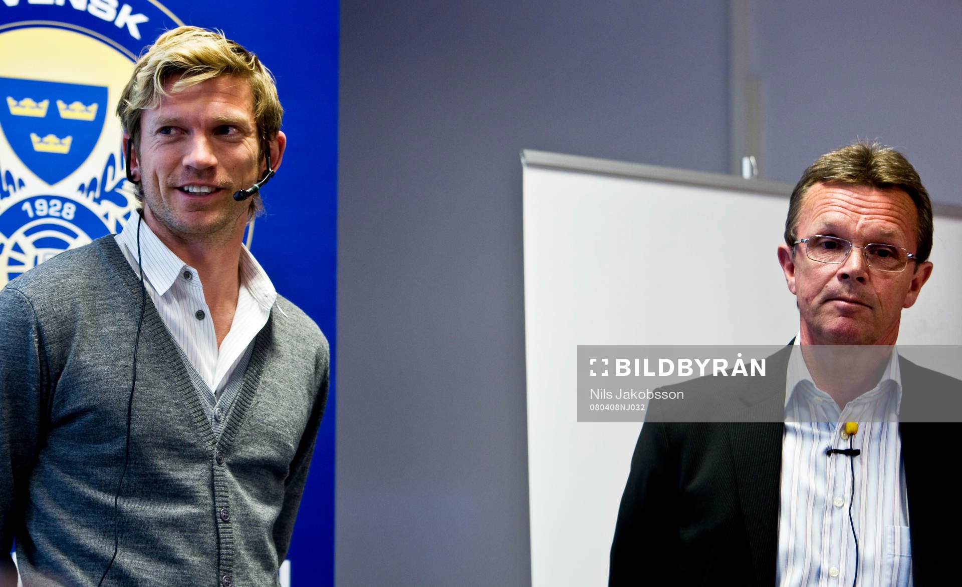 Jesper Blomqvist tränare Enköping och Anders Linderoth