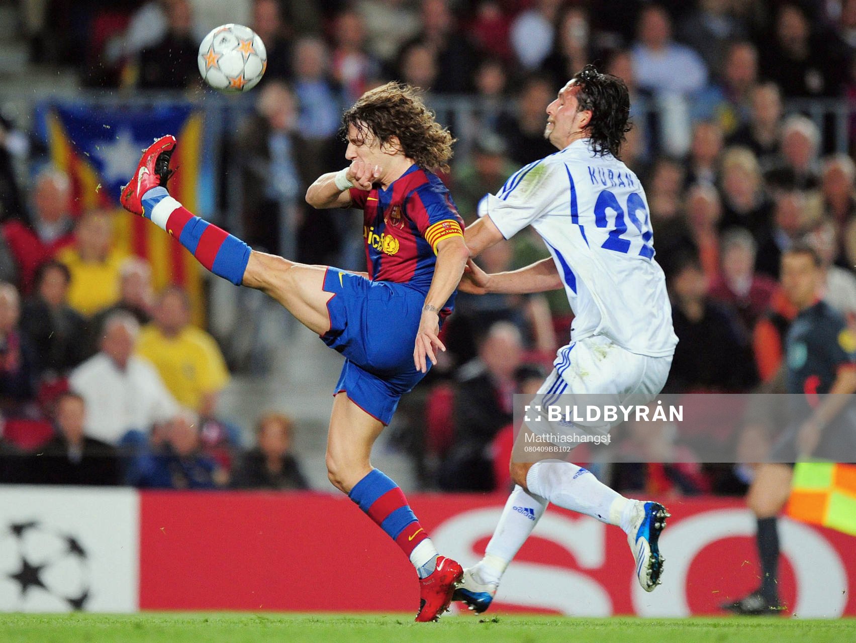 Carles Puyol och Kevin Kuranyi