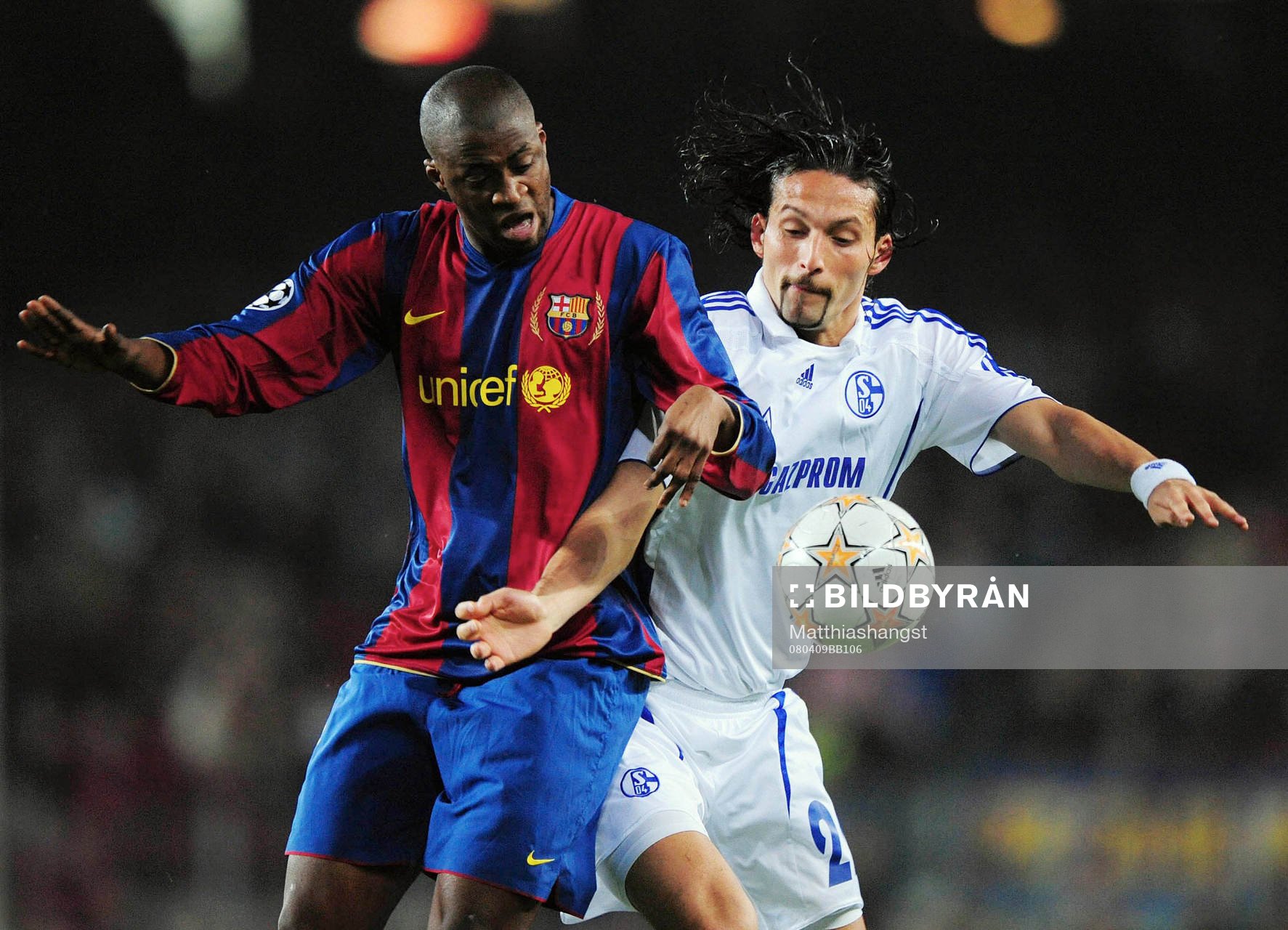 Yaya Toure och Kevin Kuranyi