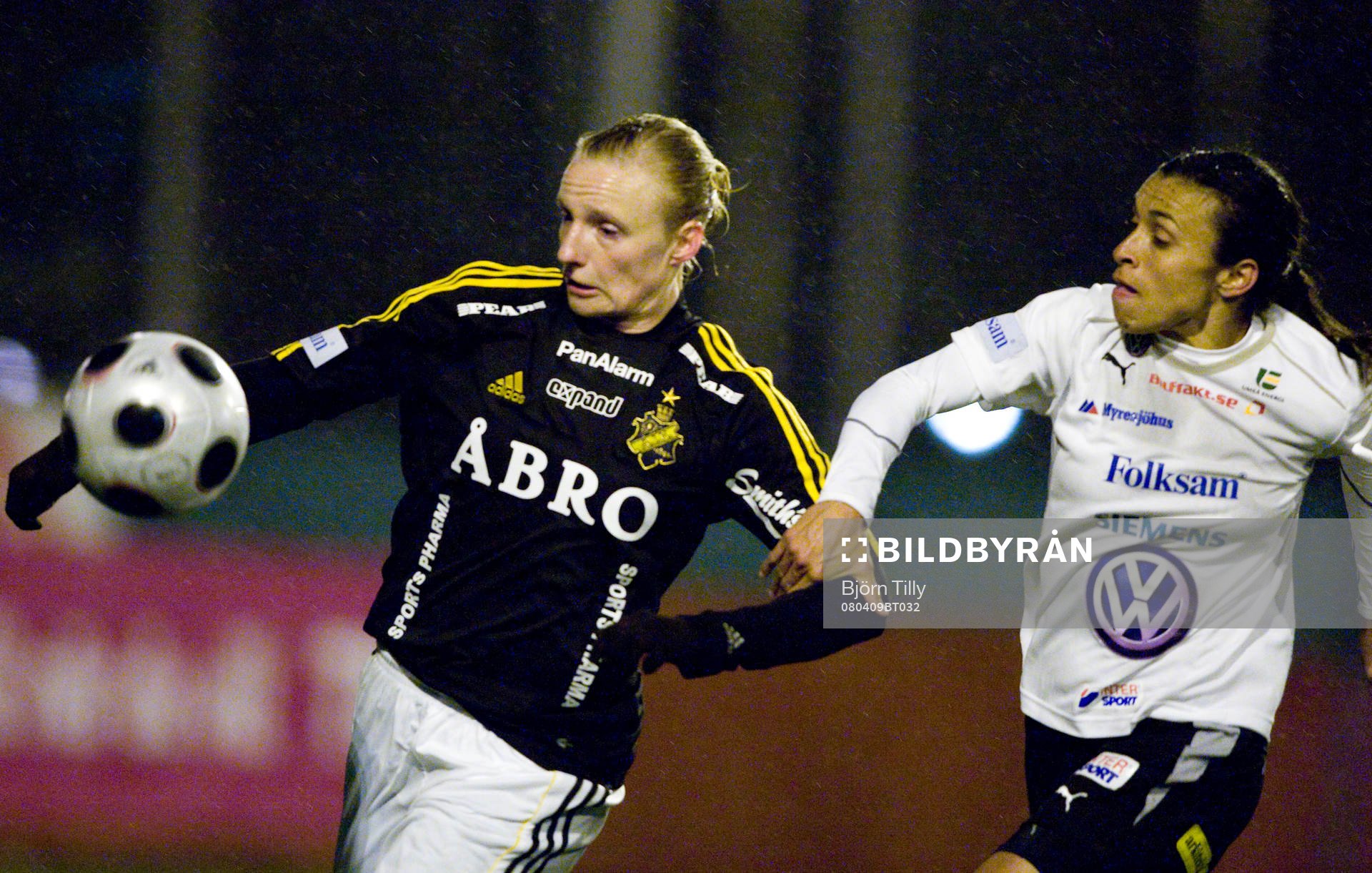 Sofia Simonsson, AIK, och Marta, Umeå