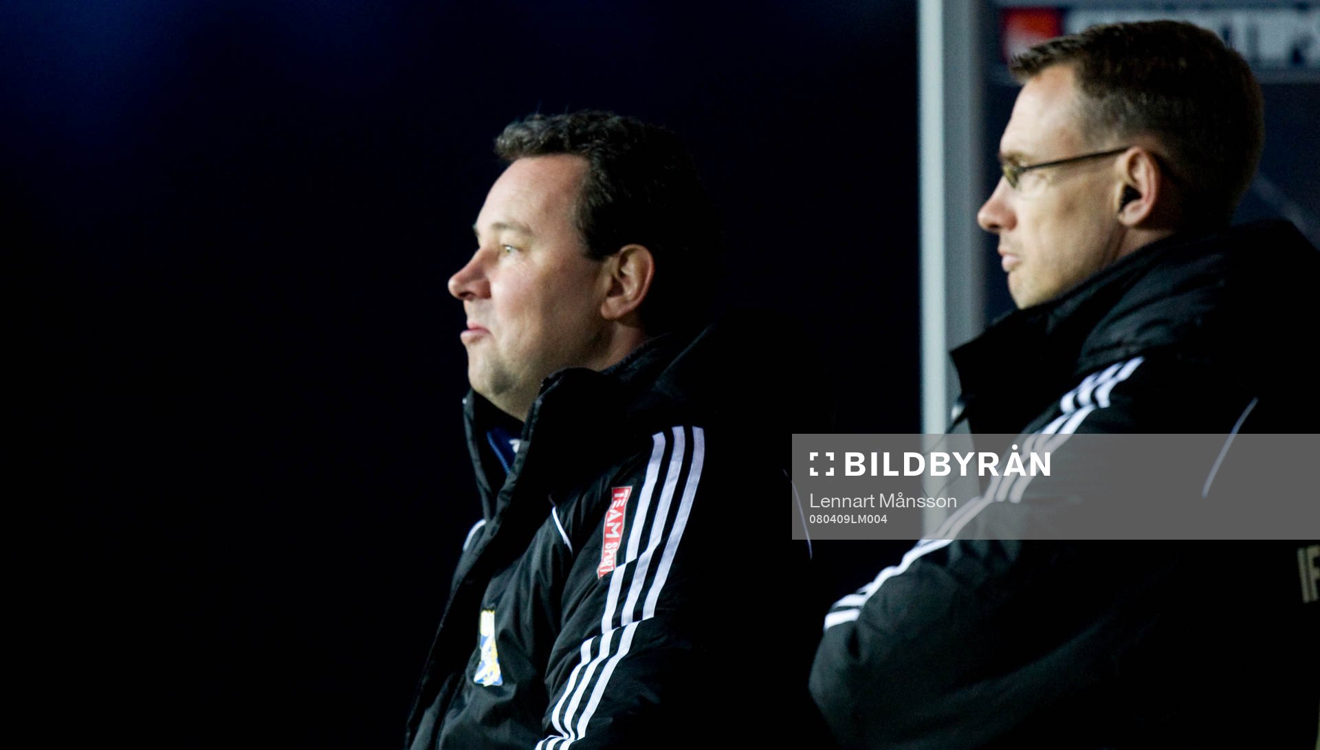 Stefan Rehn och Jonas Olsson, nöjda tränare
