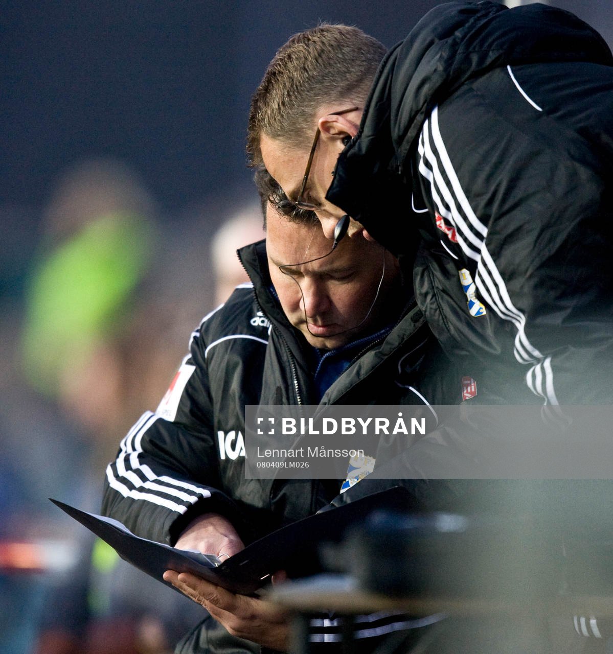 Stefan Rehn och Jonas Olsson, tränare, Göteborg
