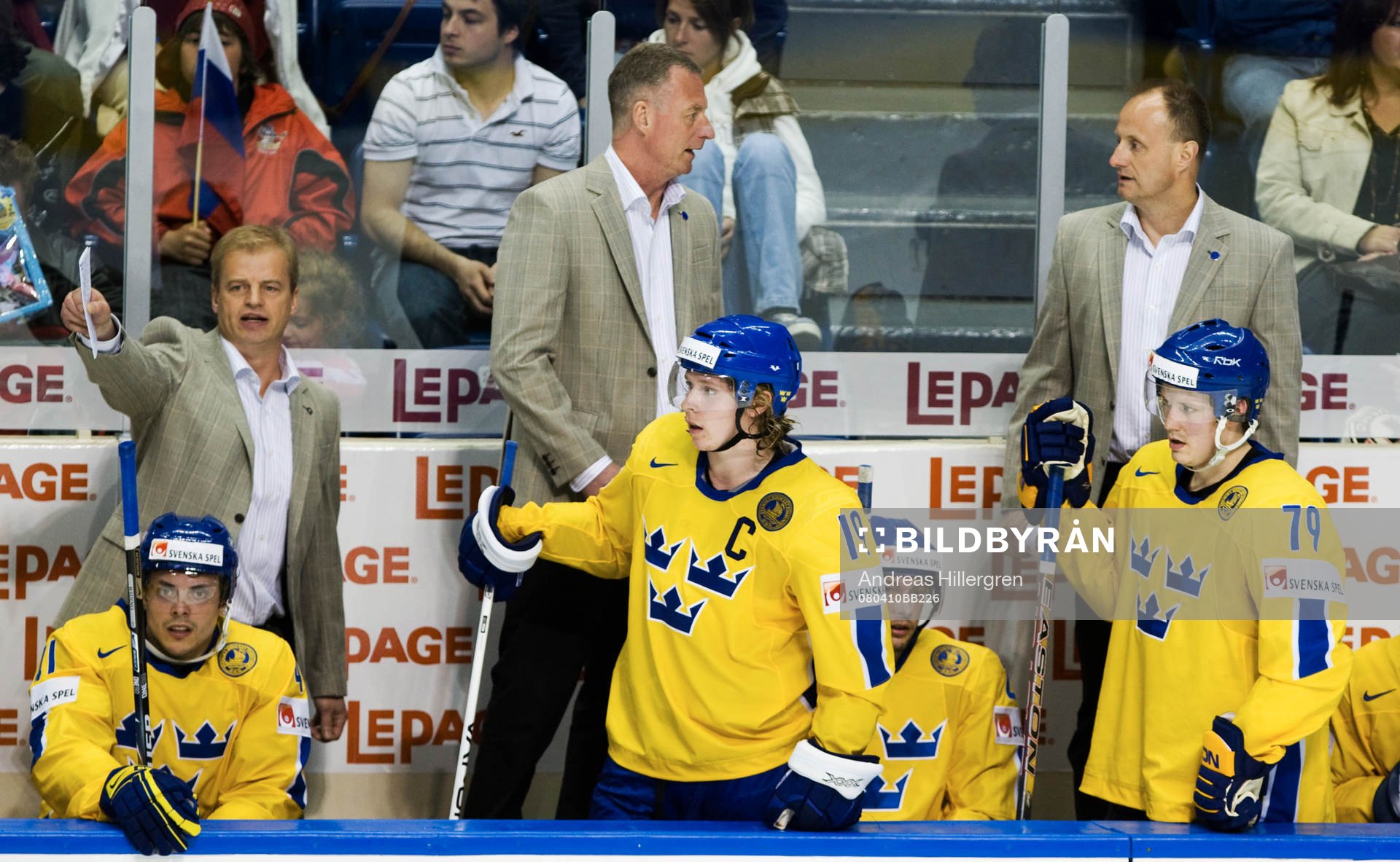 Nicklas Bäckström, Bengt-Åke Gustafsson, tränare,