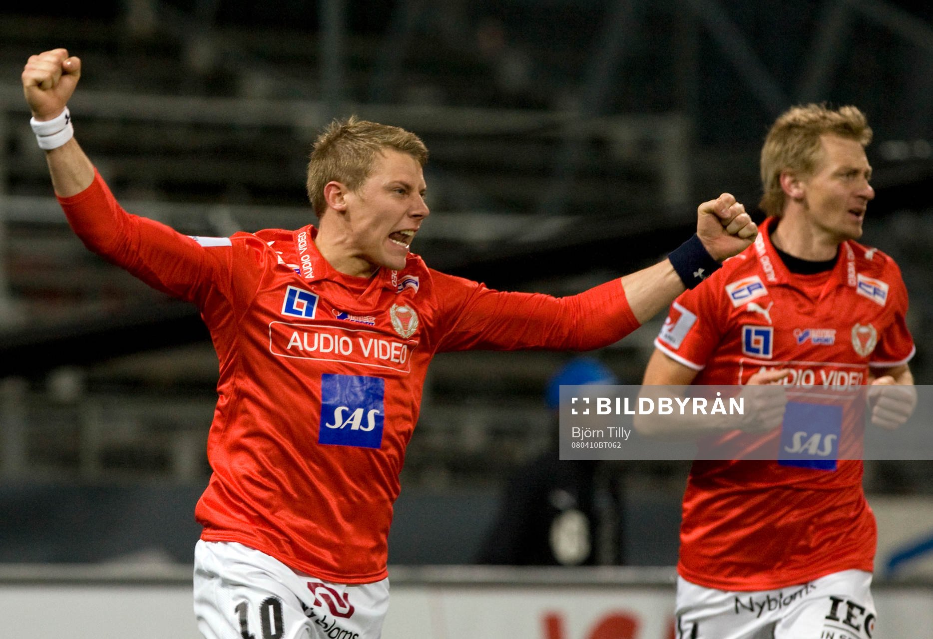 Patrik Ingelsten, och Patrik Rosengren, Kalmar, jubel