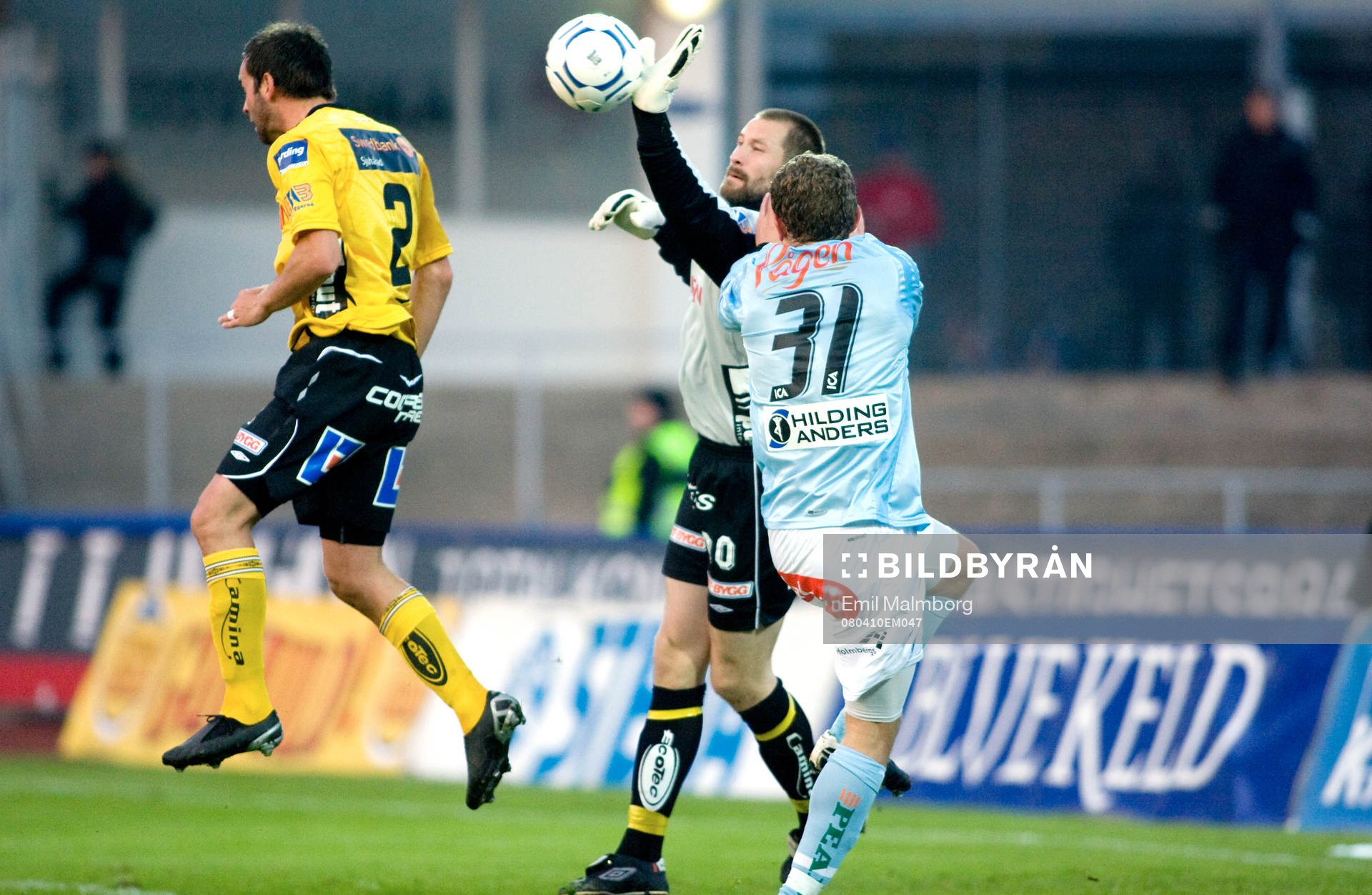 Johan Wiland, Elfsborg, räddning som leder fram till