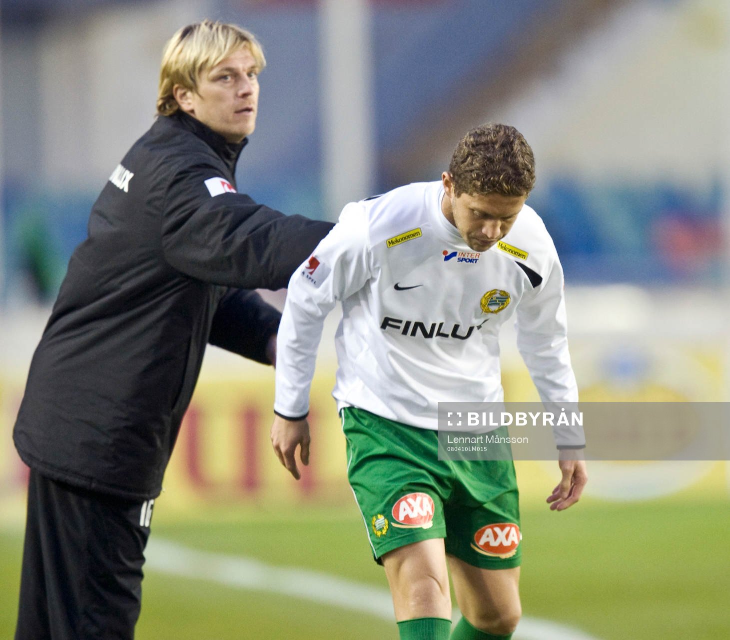 Tony Gustavsson, tränare och Paulinho Guará, Hammarby