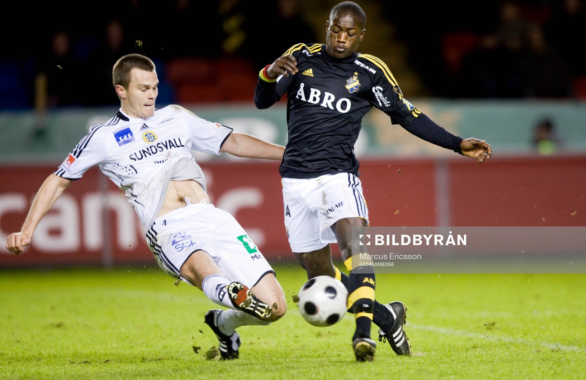 Sverrir Gardarsson, Sundsvall, och Saihou Jagne, AIK