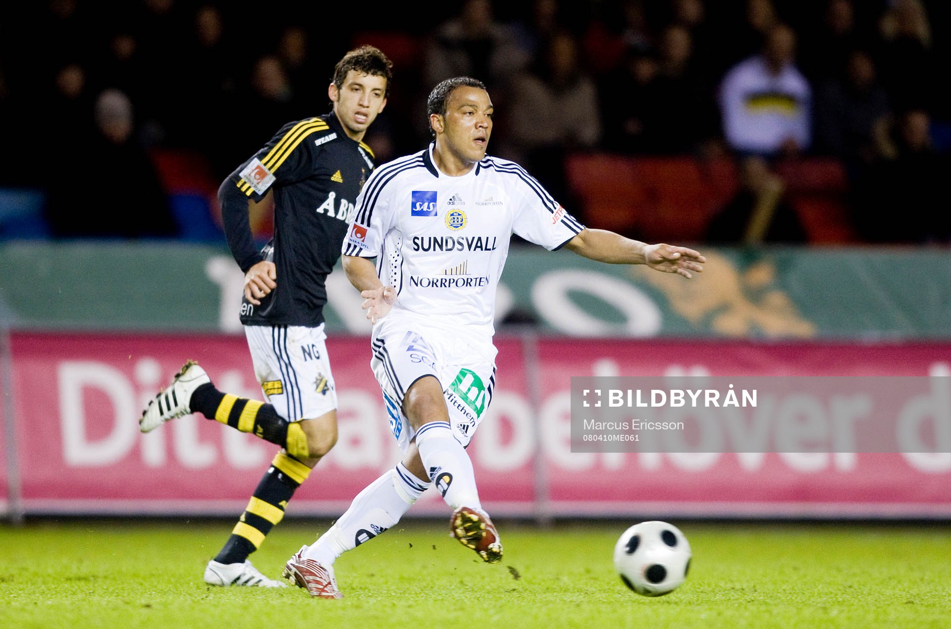 Jorge Ortiz, AIK, och Kali Ongala, Sundsvall