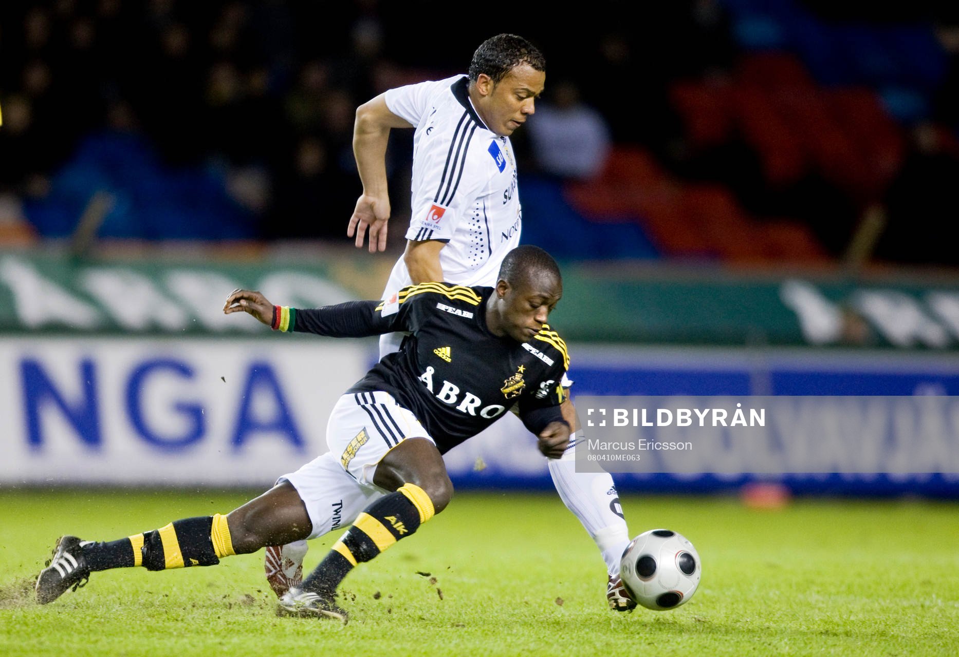 Kali Ongala,  Sundsvall, och Saihou Jagne, AIK