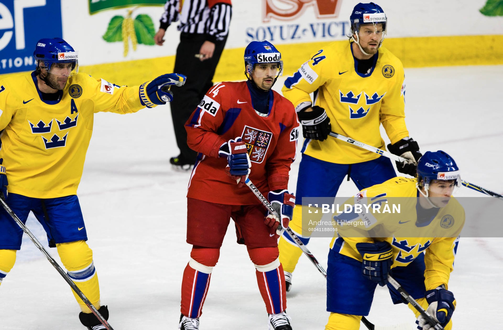 Jonas Frögren, Niclas Wallin, Johan Andersson och Tomas