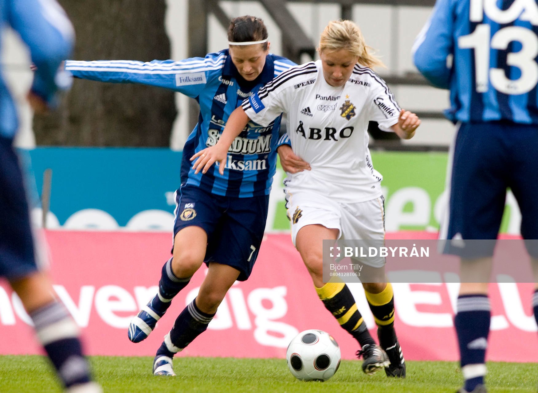 Louise Fors, AIK och Anna Lagerberth, Djurgården