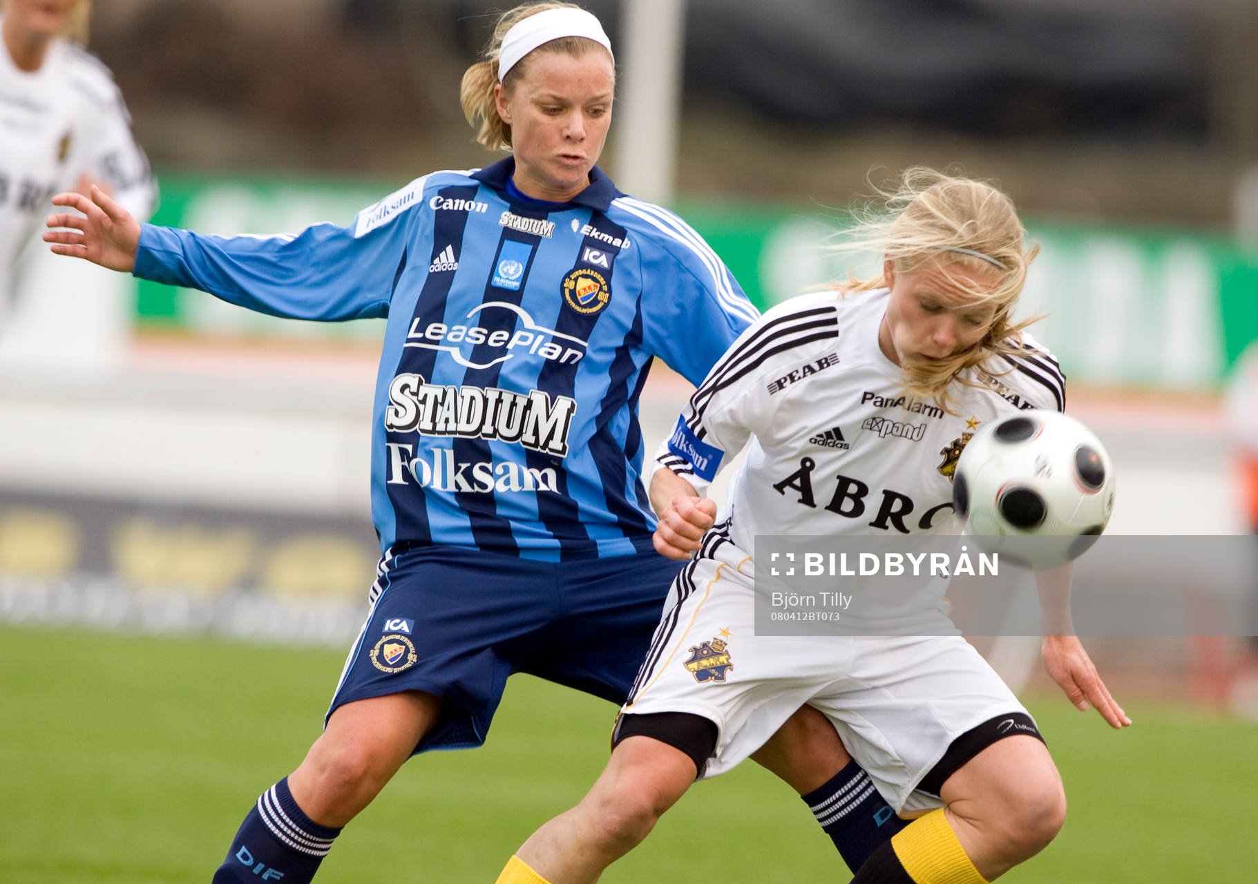 Sara Thunebro, Djurgården och Elin Ekblom Bak, AIK