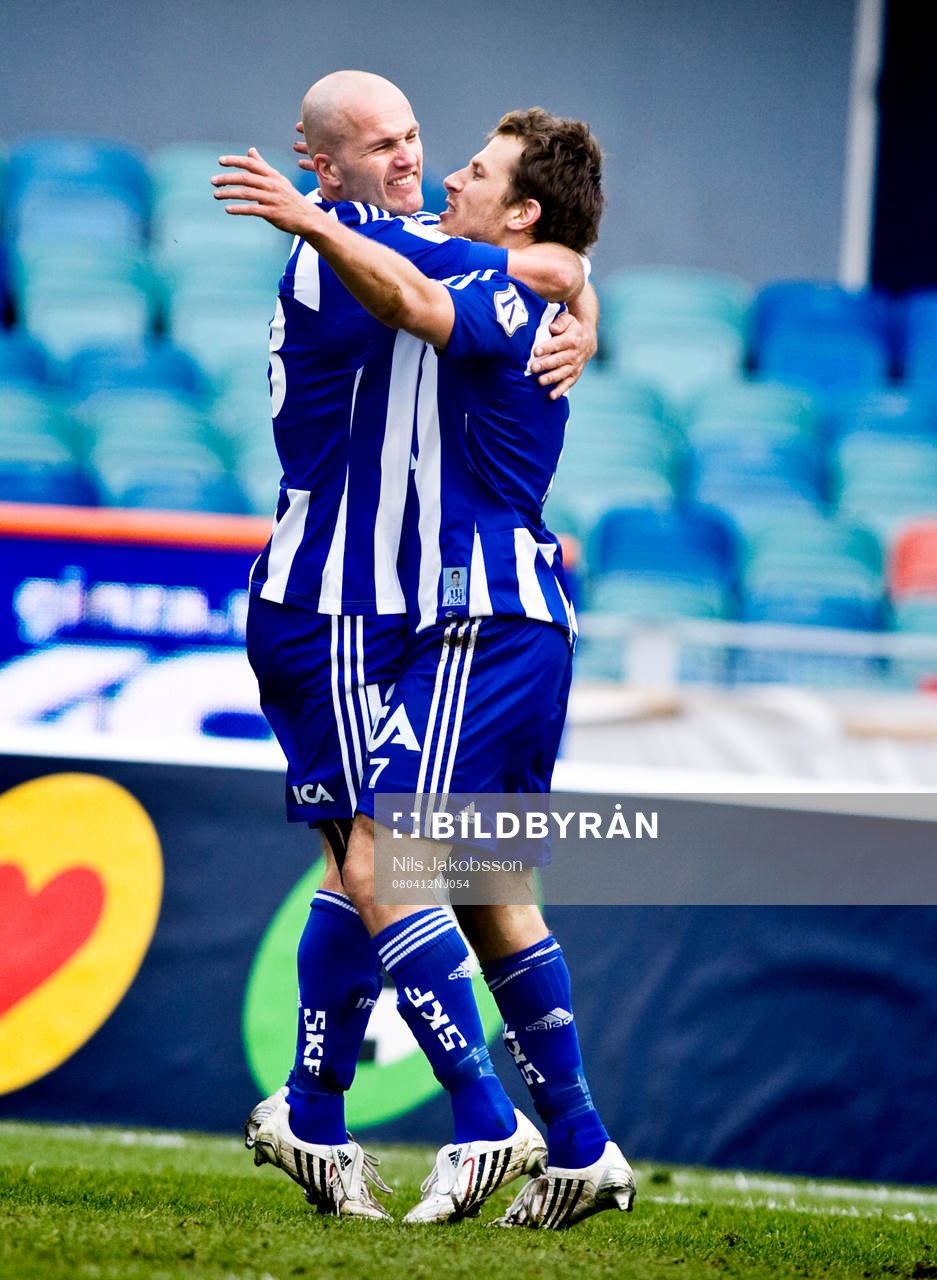 Jonas Wallerstedt, Tobias Hysén, Göteborg, jubel