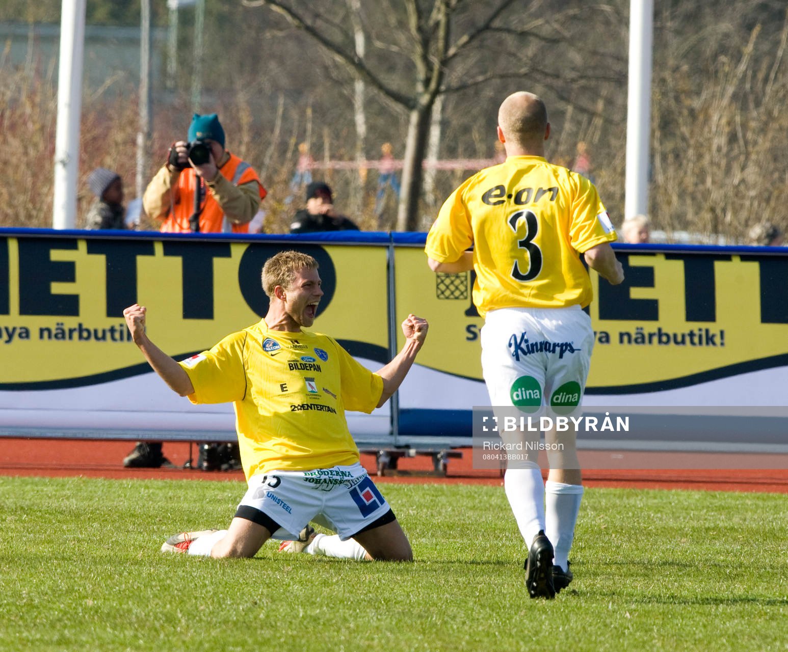  Joel Johansson, Falkenberg, jubel.