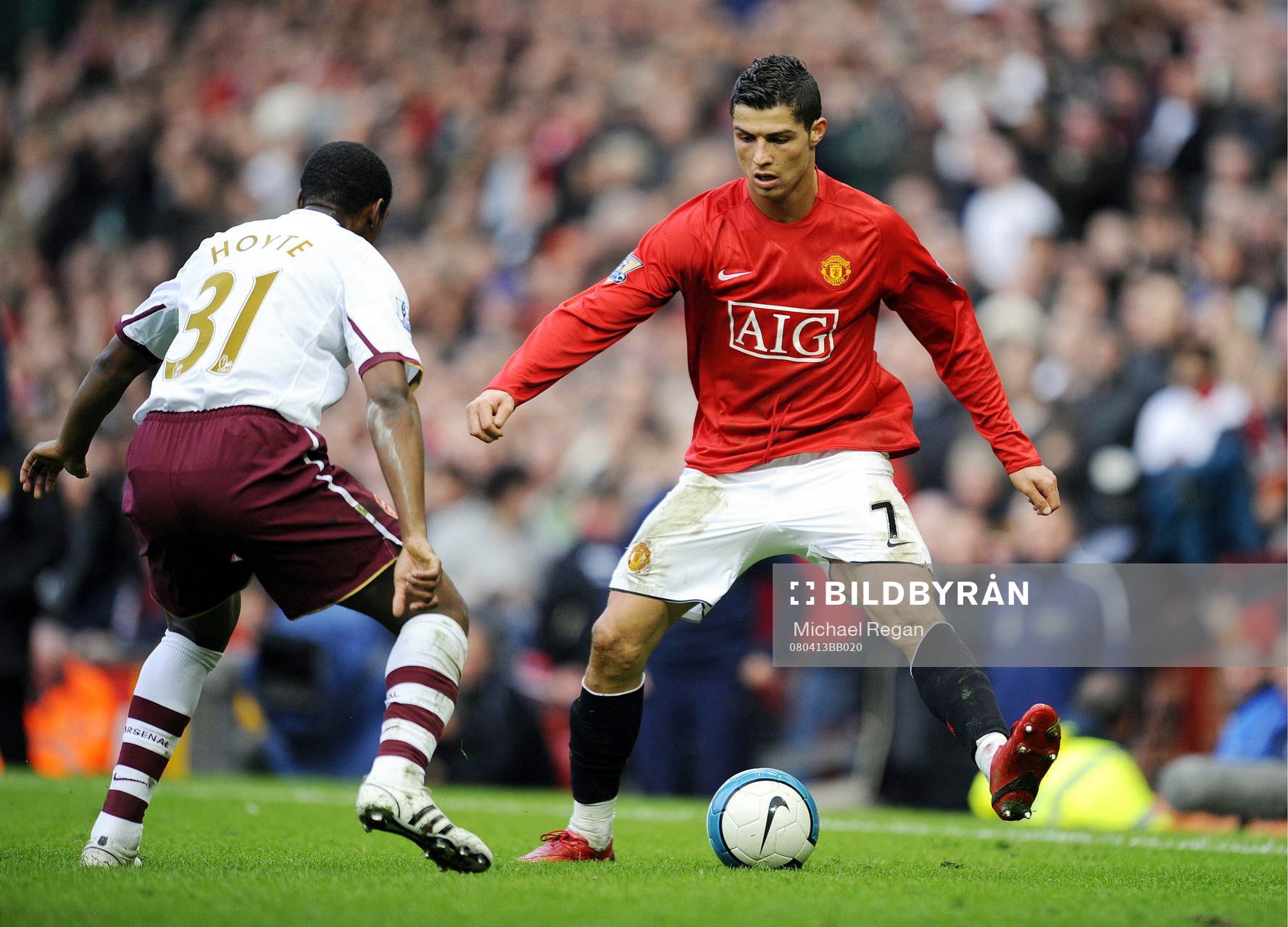 Fotboll, Premier League (Engelsk Liga), Manchester United v