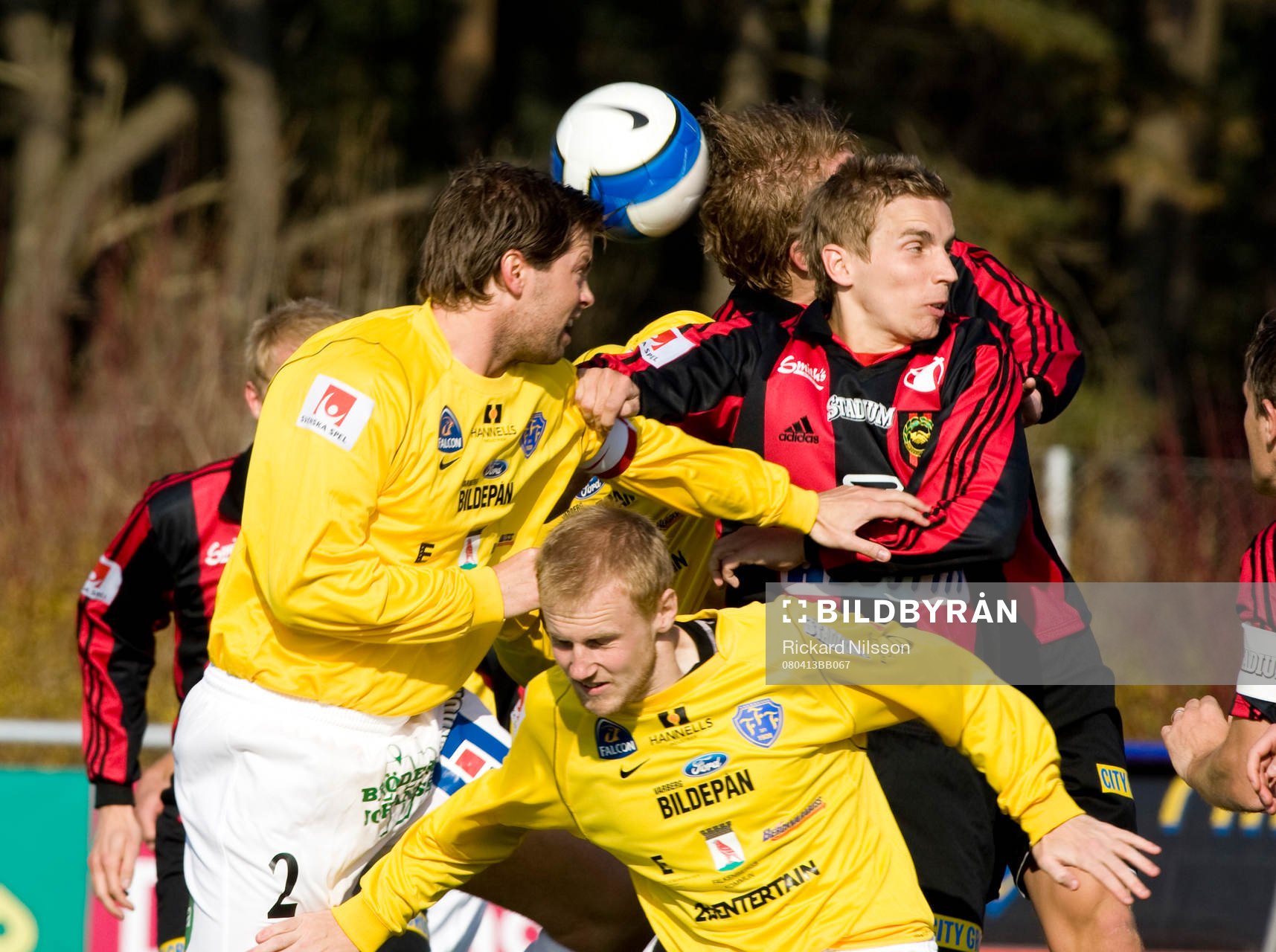 Jens Gustafsson, Markus Thorbjörnsson, Falkenberg och Pär Asp, Brommapojkarna.