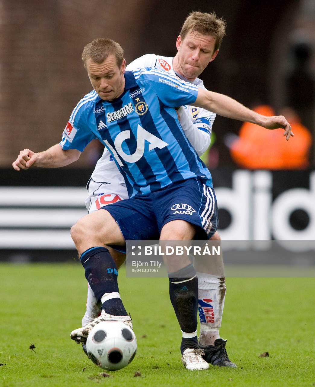 Mattias Jonson, Djurgården, och Tommy Jönsson, Halmstad