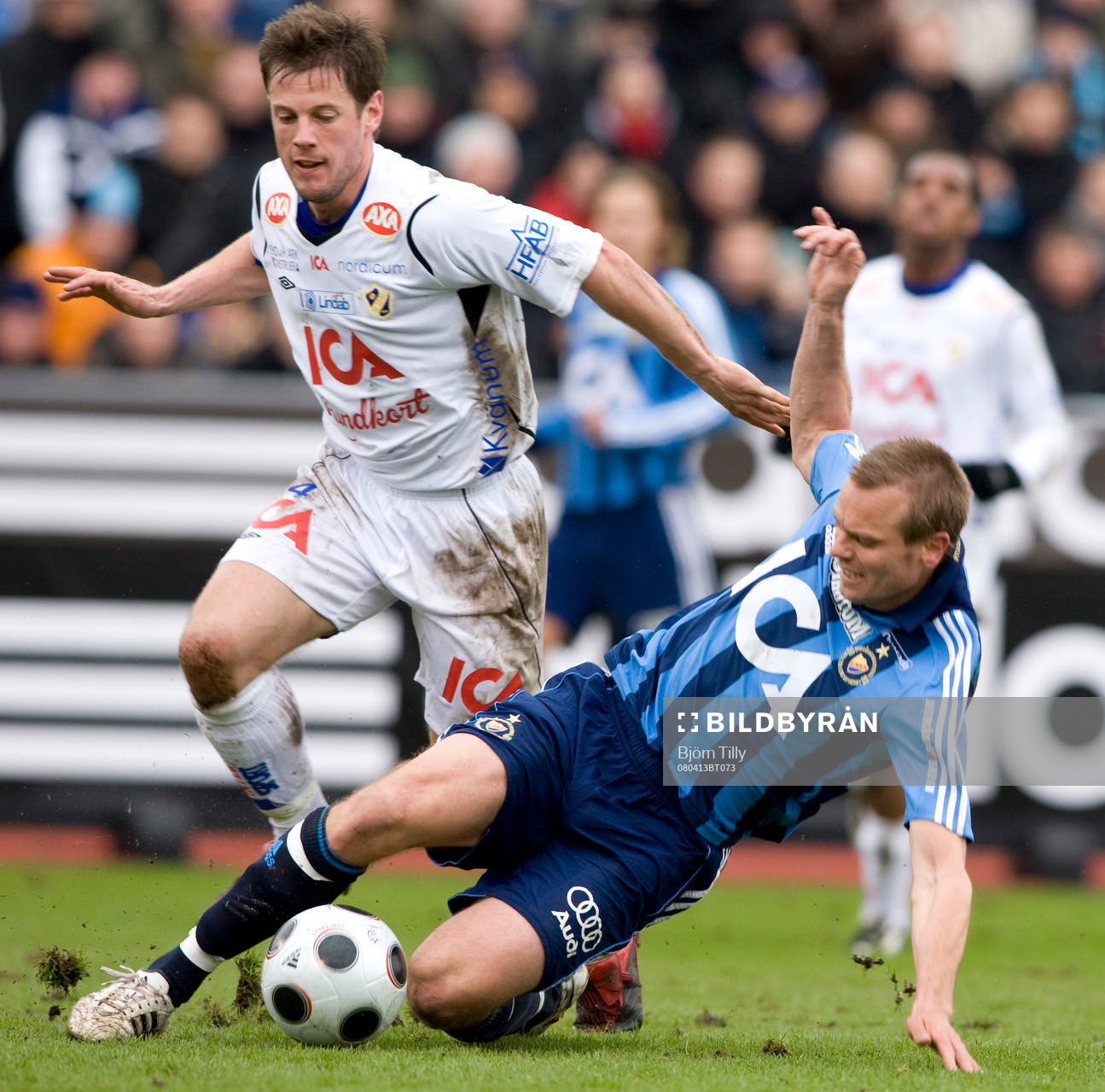 Sebastian Johansson, Halmstad, och Mattias Jonson,