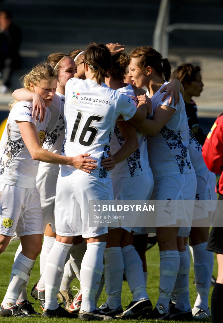 Fotboll, damallsvenskan, LDB, jubel