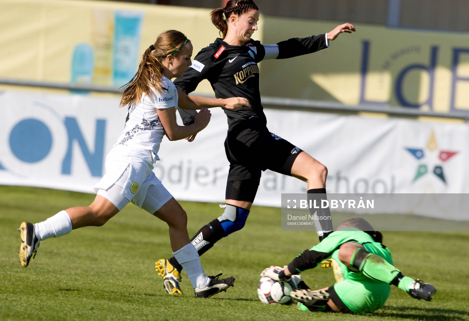 Lotta Schelin, Göteborg och Malin Levenstad och Stephanie
