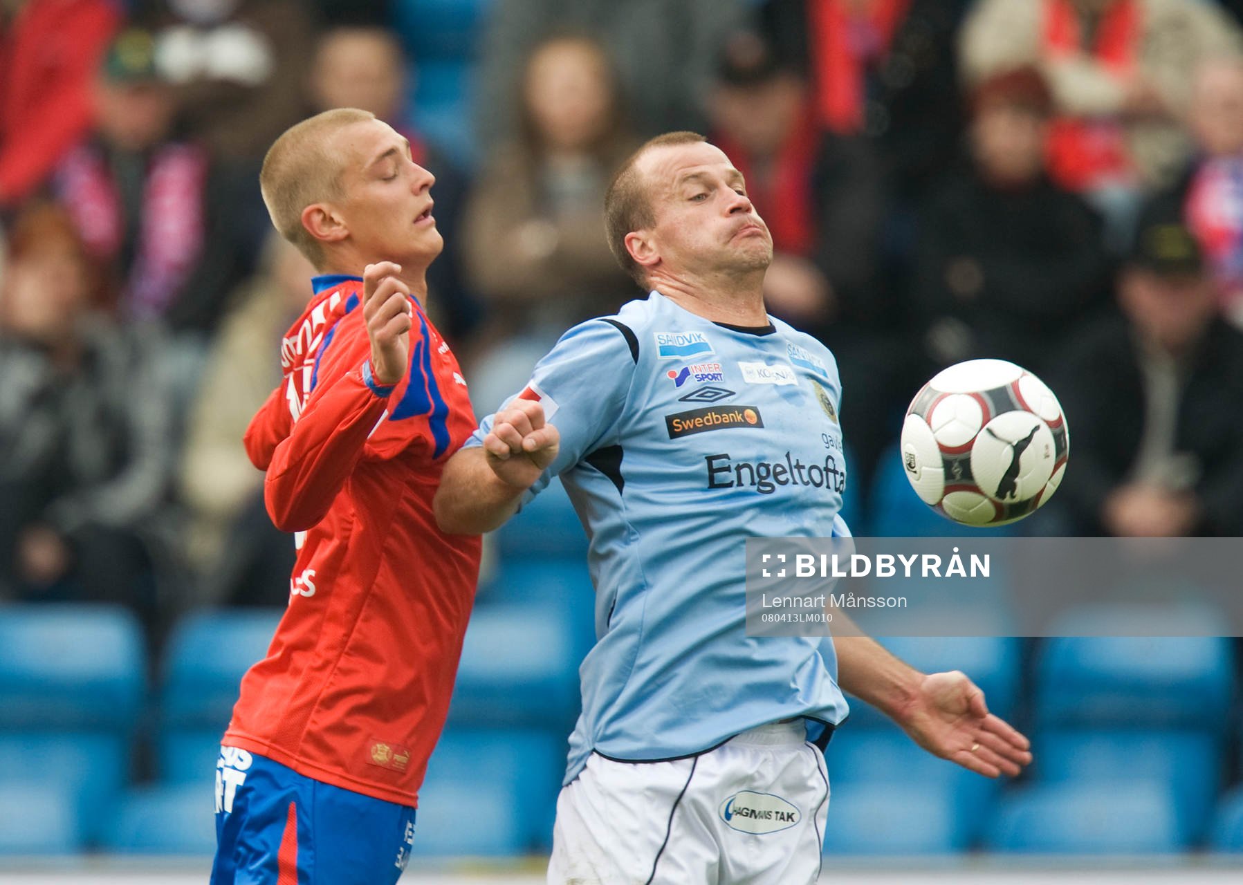 Joel Ekstrand och Hans Berggren bröstar sig