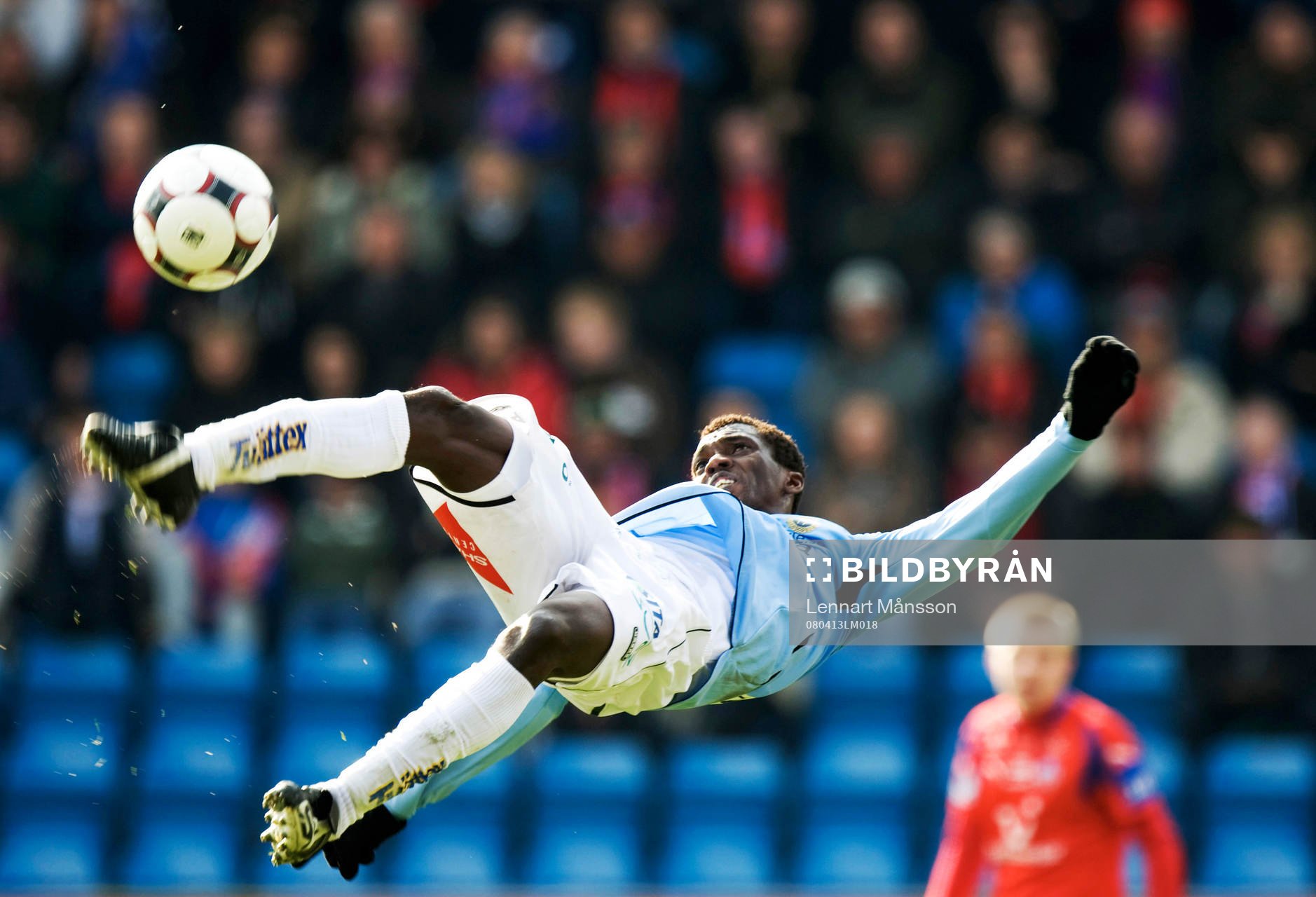 2-2 skytten Amadou Jawo brassespark, Cykelspark