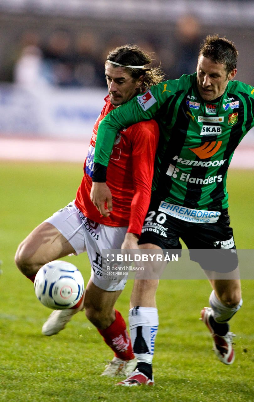 Cesar Santin, Kalmar och Kenneth Gustafsson, Gais