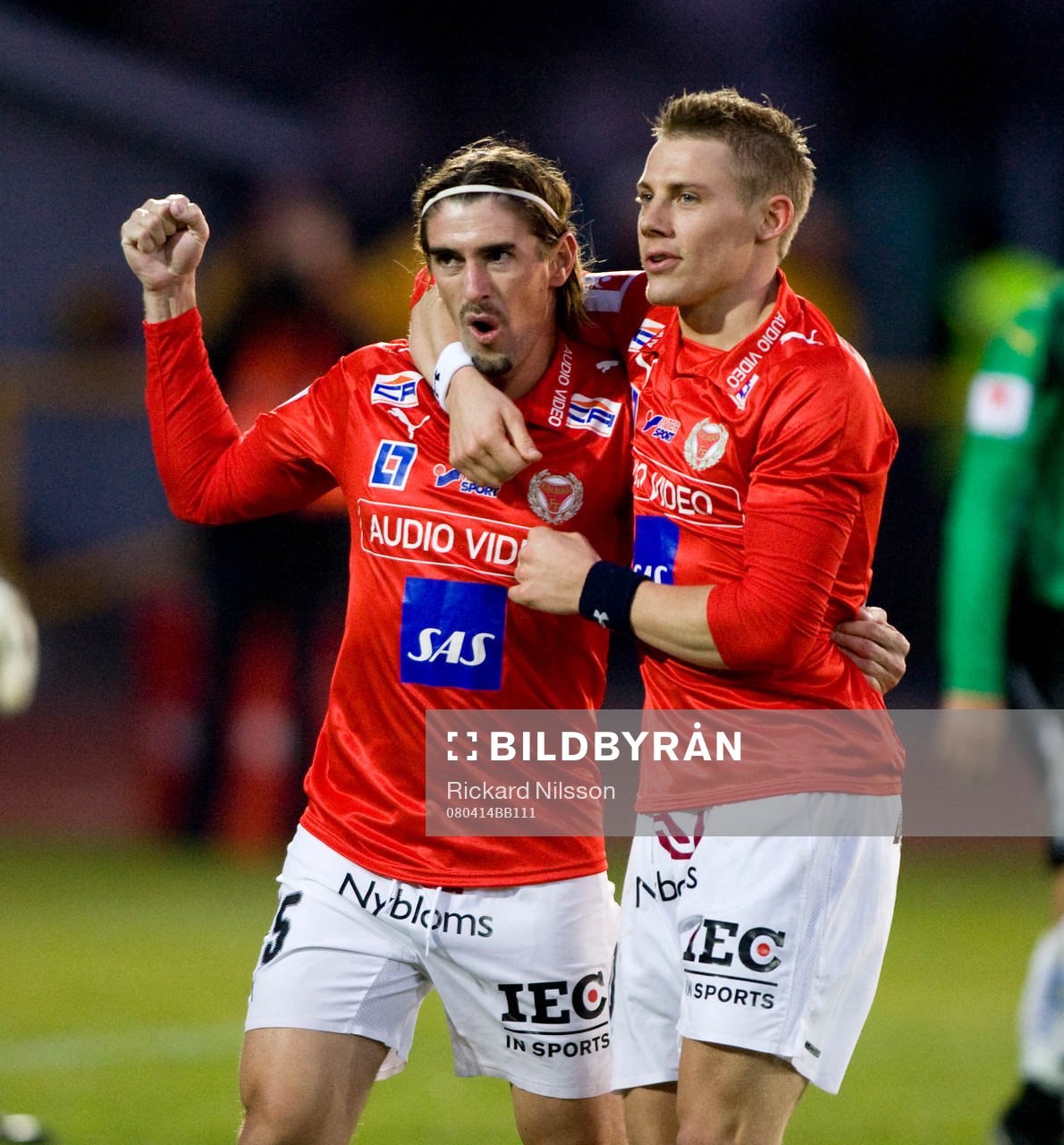 Cesar Santin och Patrik Ingelsten, Kalmar, jubel