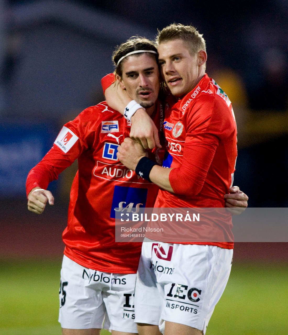 Cesar Santin och Patrik Ingelsten, Kalmar, jubel