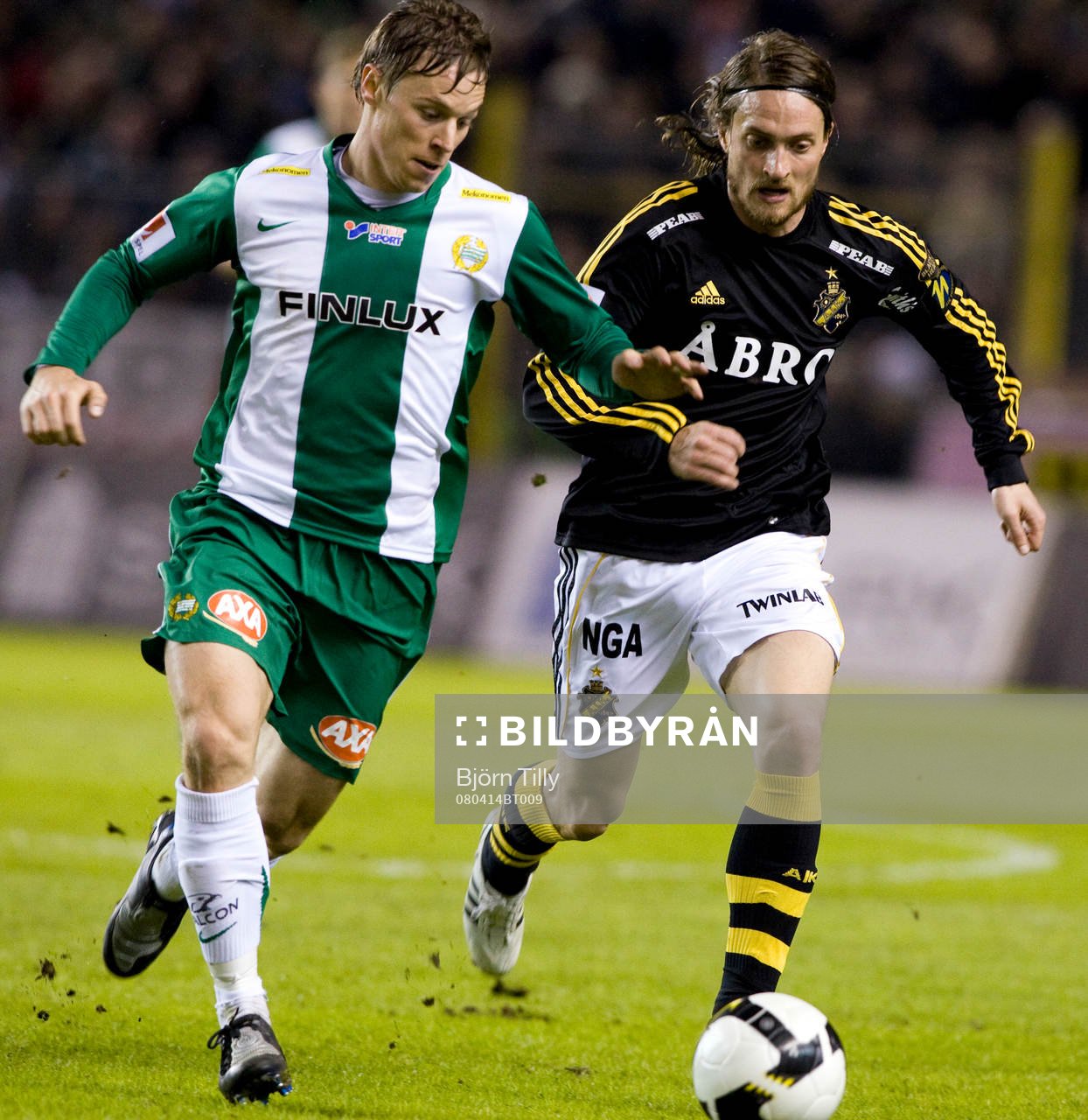 David Johansson, Hammarby, och Mats Rubarth, AIK