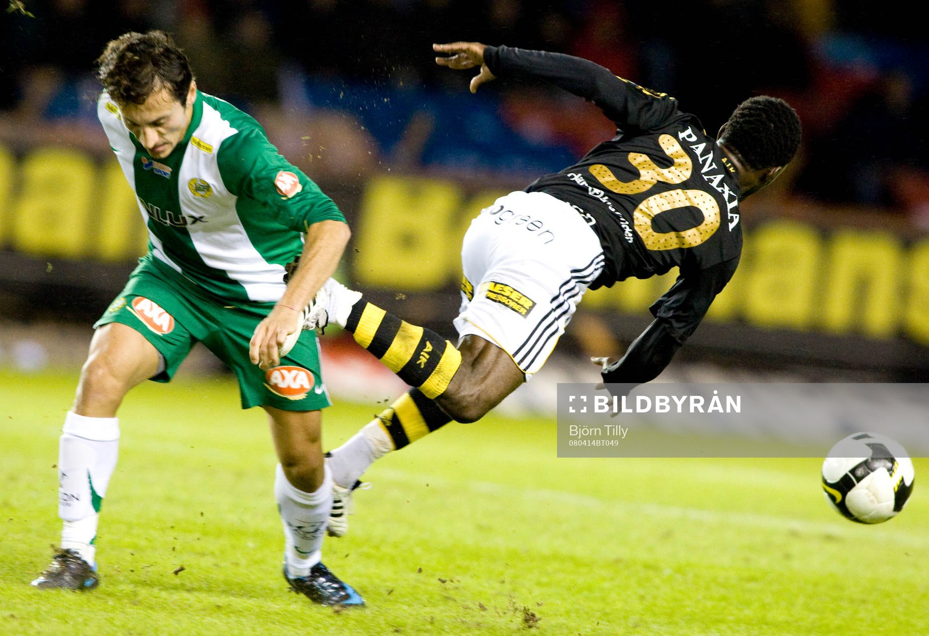 Louay Chanko, Hammarby, och Dulee Johnson, AIK