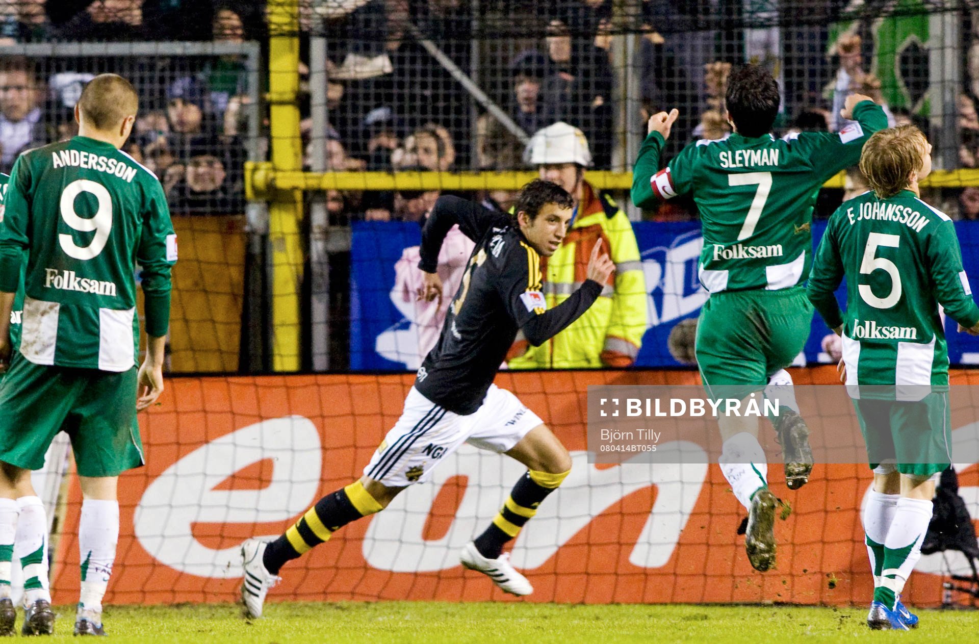 Jorge Ortíz, AIK, jubel