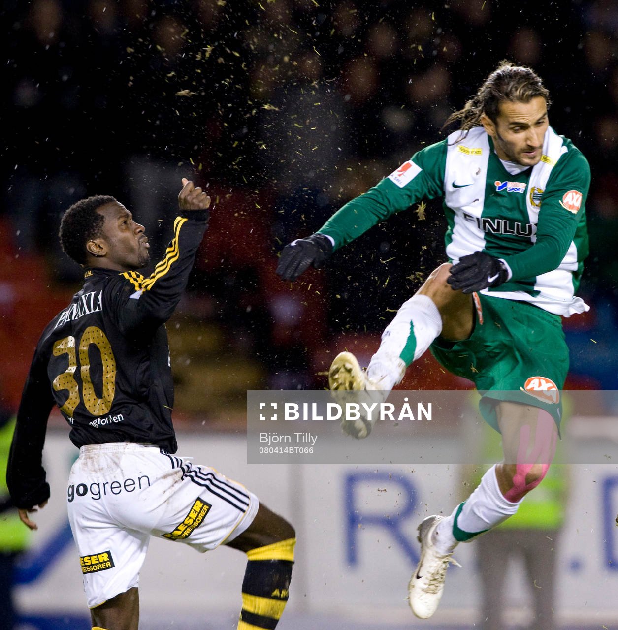 Dulee Johnson, AIK, och Erkan Zengin, Hammarby