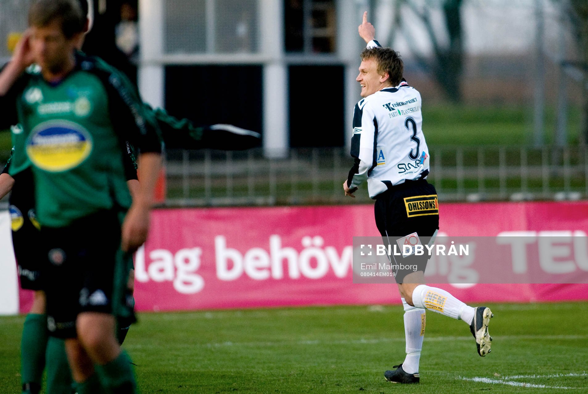  Linus Malmkvist, jubel.